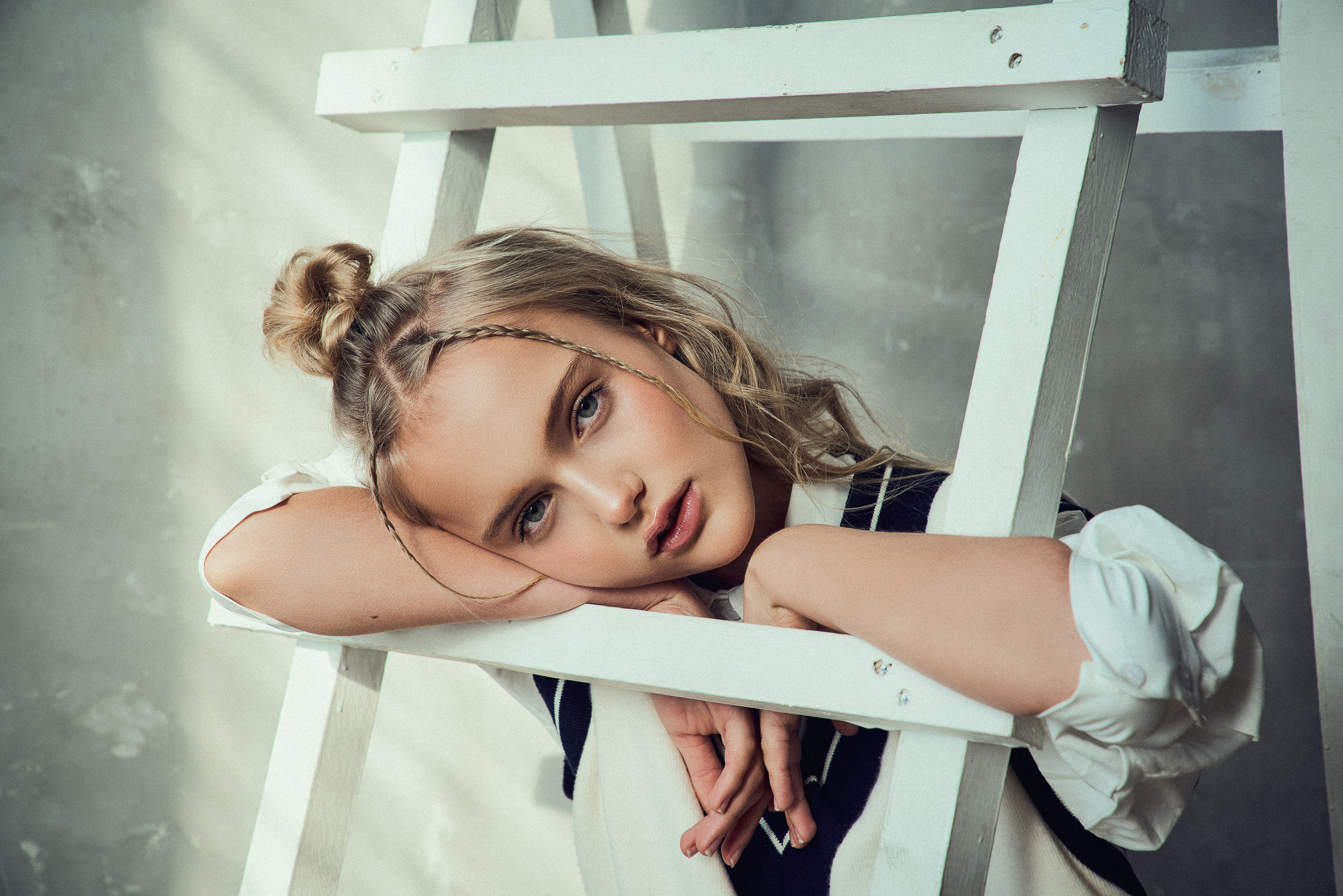 Имиджевая фотосессия портфолио для певицы Лизы Нестеренко. Андрей Лоос фотограф стилист Москва