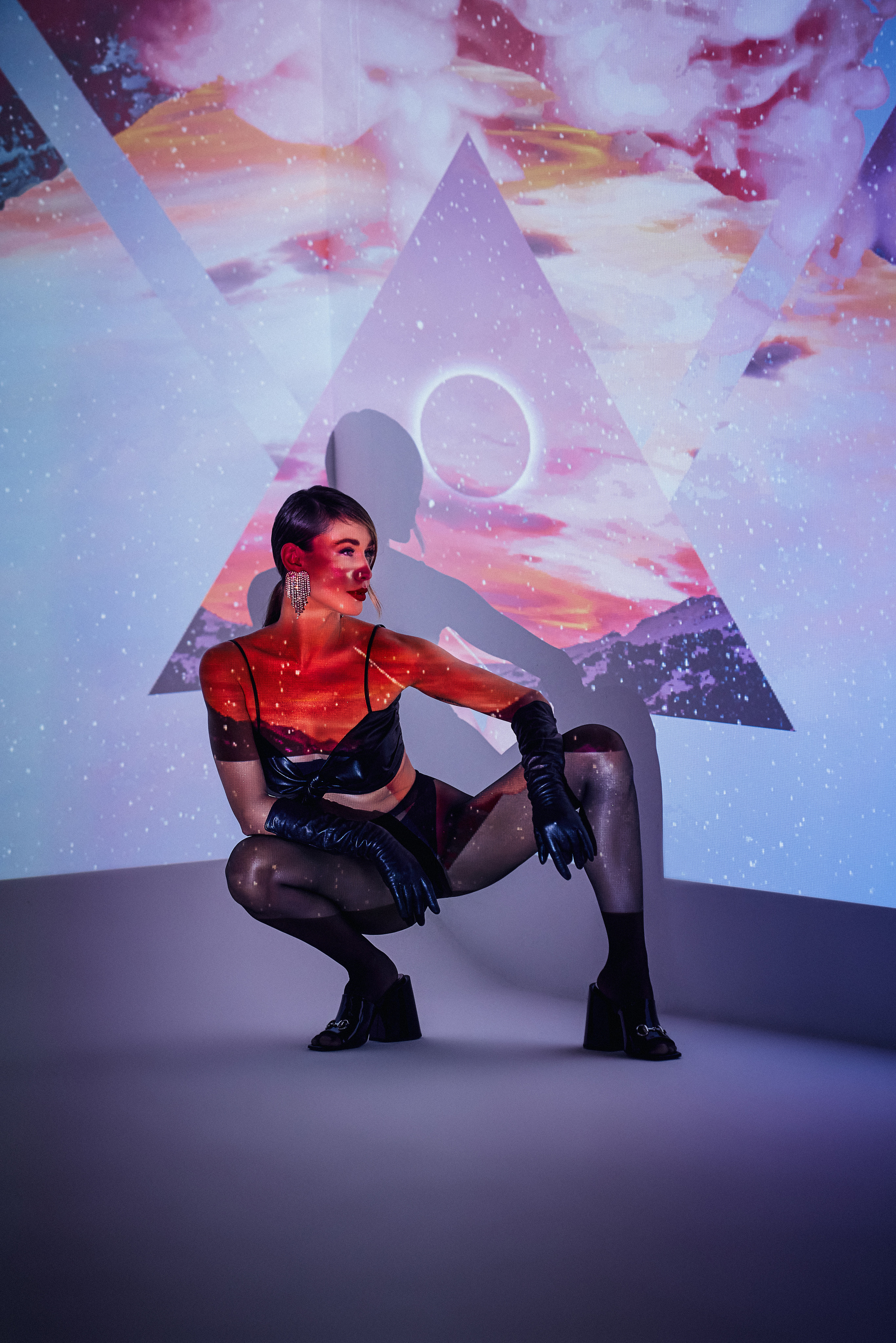 Студийная фотосессия портфолию для Наташи Ростовой. Андрей Лоос фотограф стилист Москва