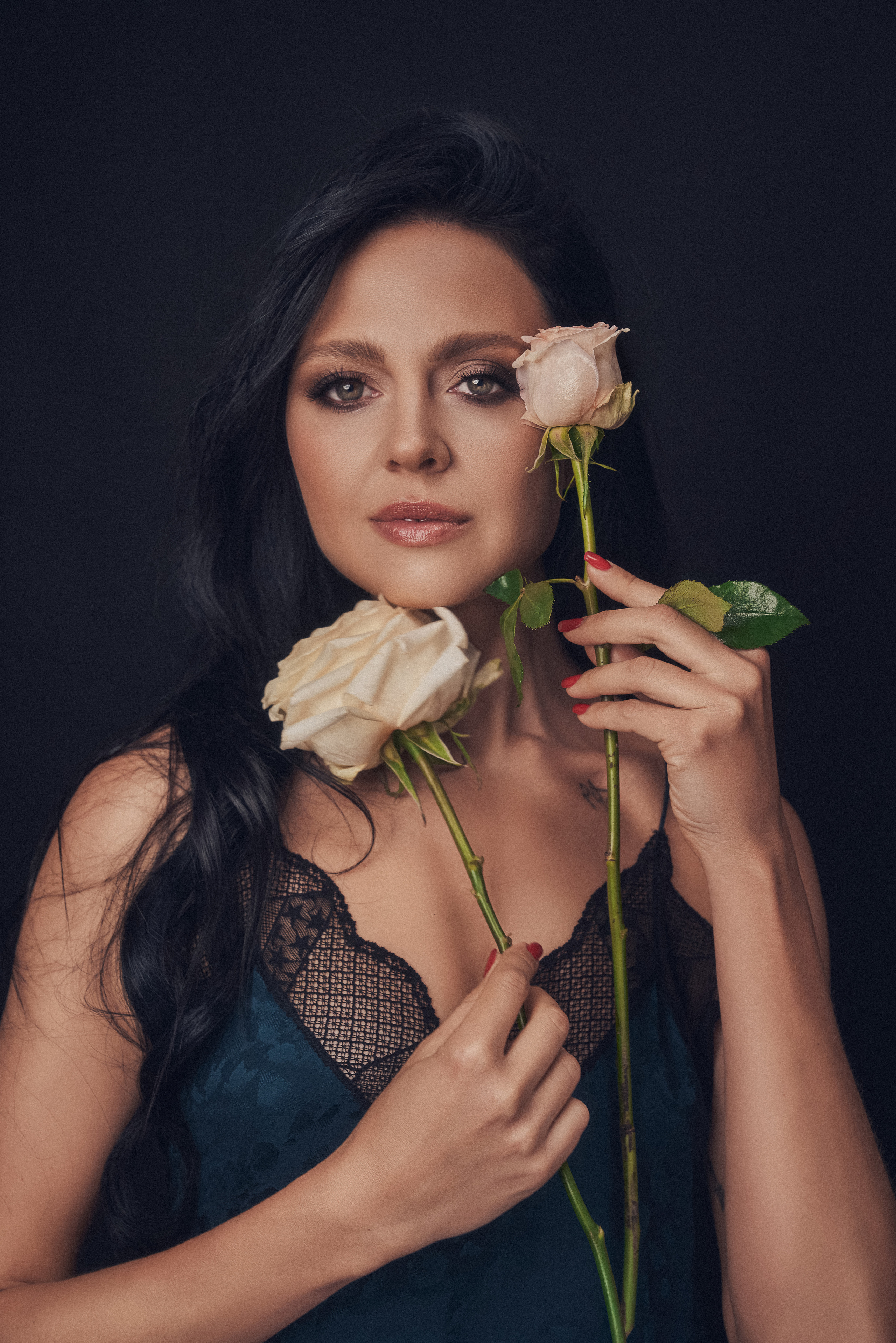 Имиджевая, портретная фотосессия у меня в студии для Светланы Петуниной. Андрей Лоос фотограф стилист Москва