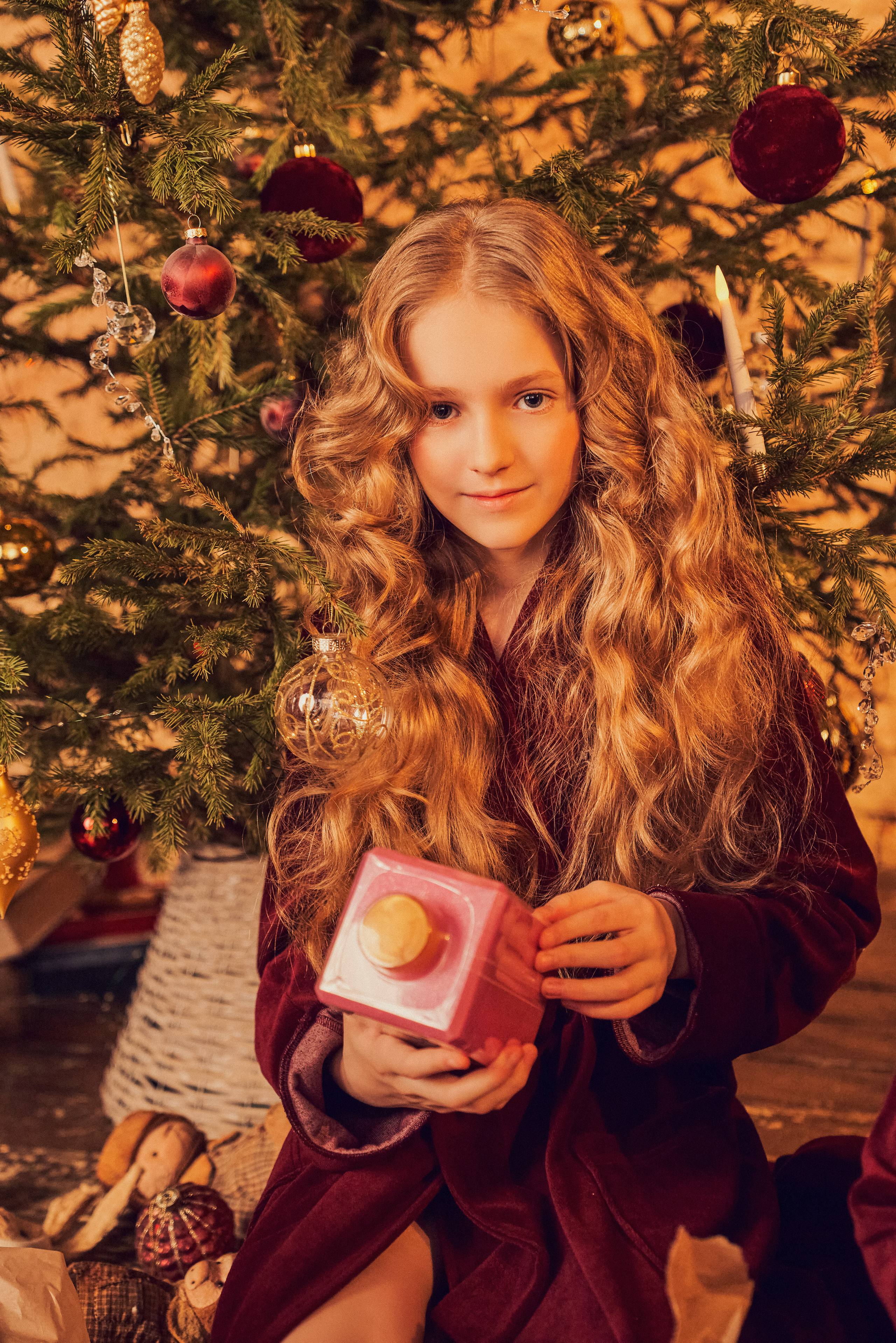 Роскошная Рождественская съемка парадный портрет для семейства Фалеевых. Андрей Лоос фотограф стилист Москва