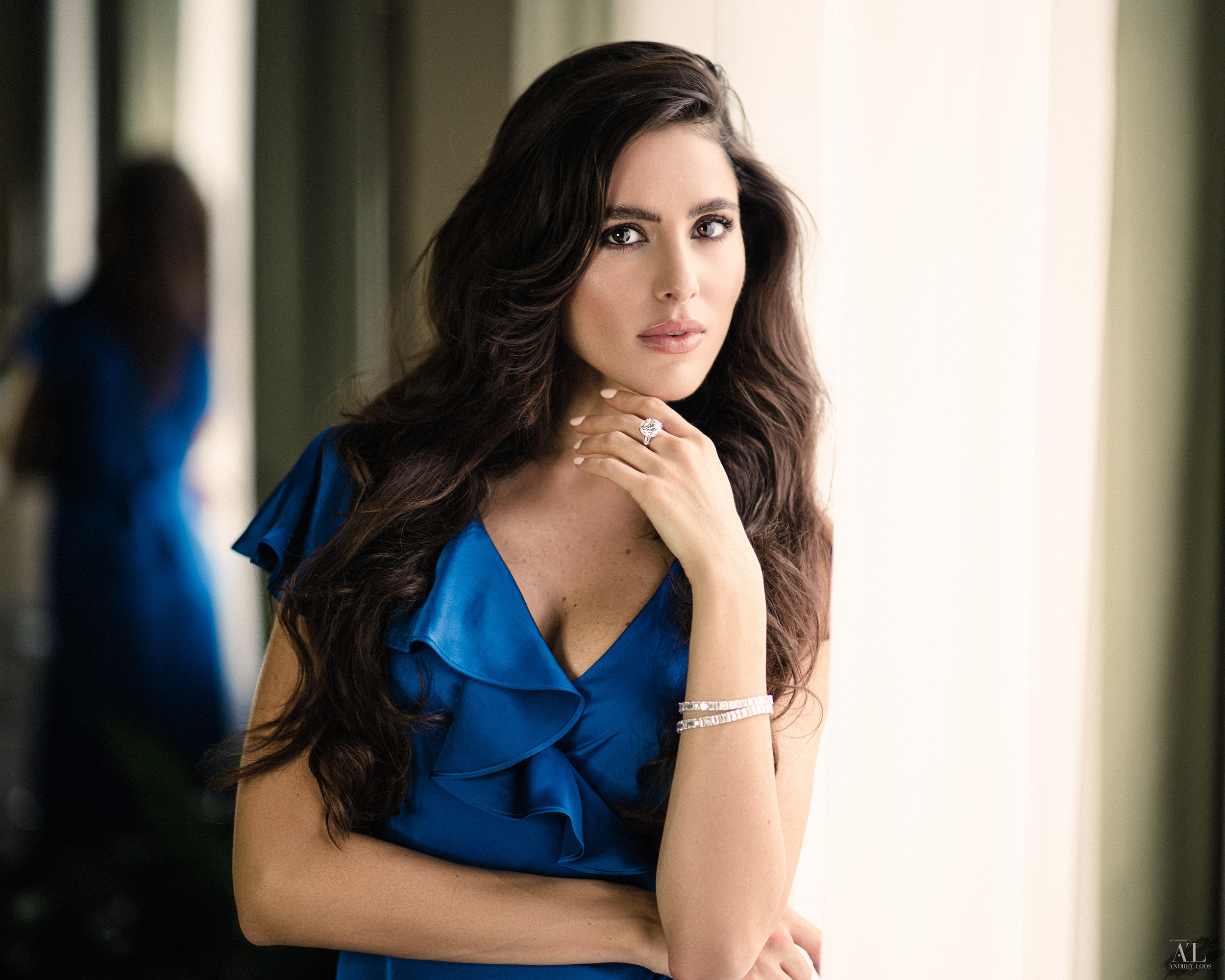 Фотосессия с Селией Джант для ювелирного дома Maximilian. Андрей Лоос фотограф стилист Москва