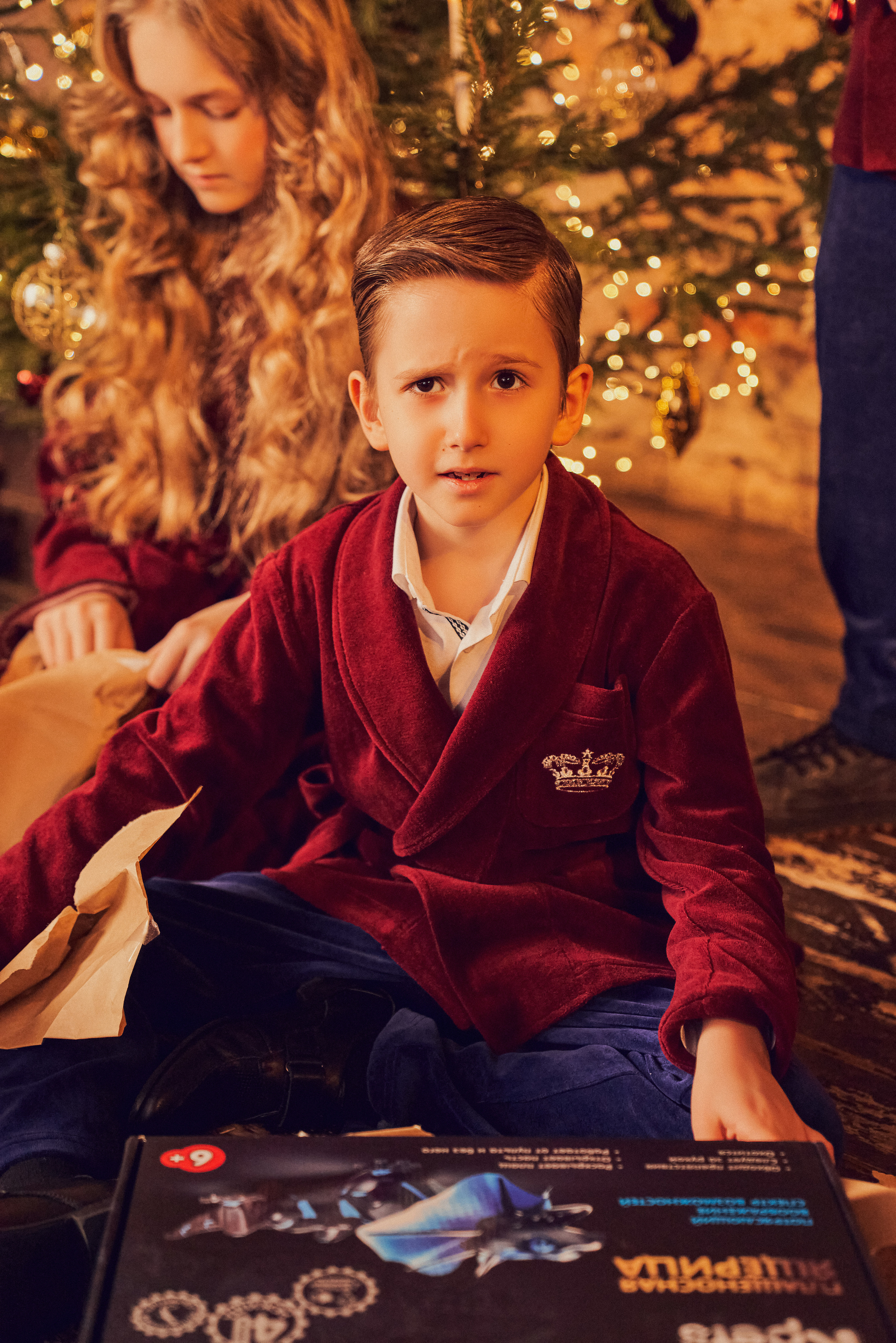 Роскошная Рождественская съемка парадный портрет для семейства Фалеевых. Андрей Лоос фотограф стилист Москва