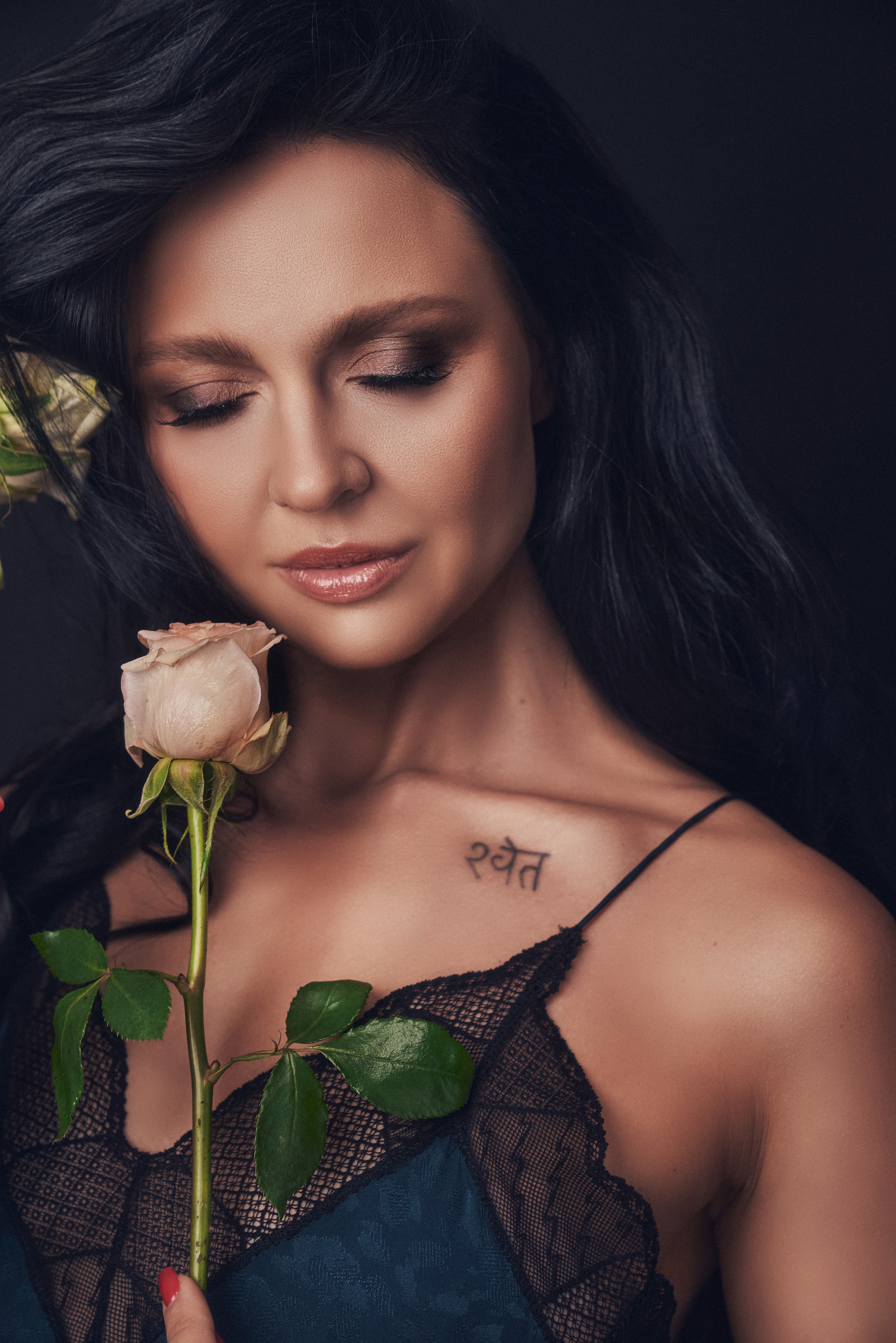 Имиджевая, портретная фотосессия у меня в студии для Светланы Петуниной. Андрей Лоос фотограф стилист Москва