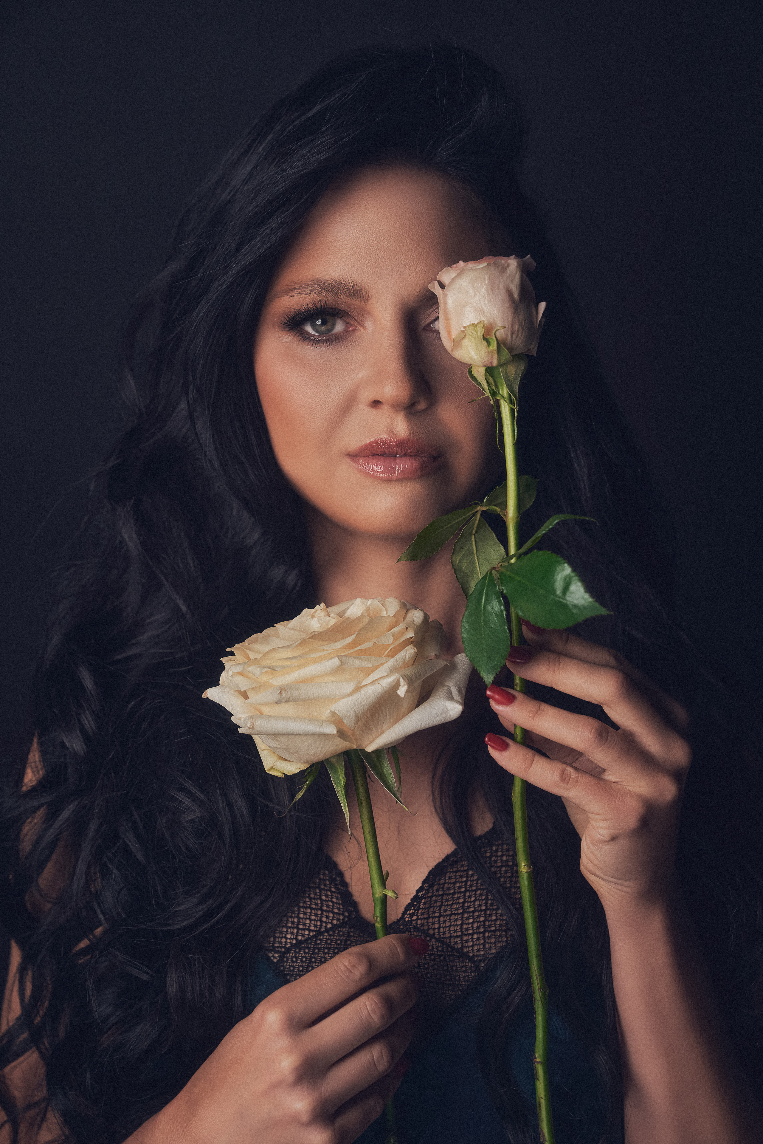 Имиджевая, портретная фотосессия у меня в студии для Светланы Петуниной. Андрей Лоос фотограф стилист Москва