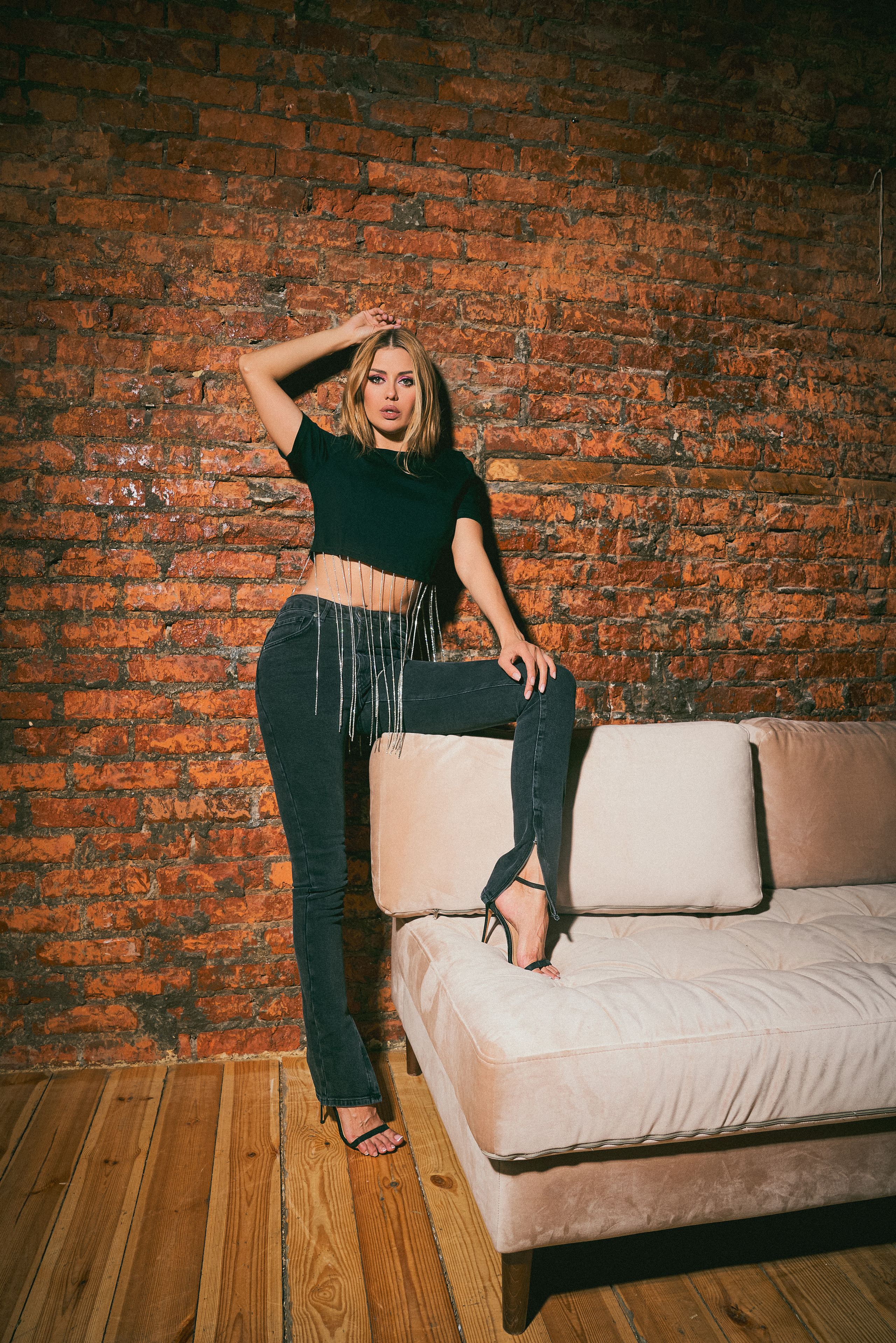 Фотосессия для Виктория Боня Джинс. Андрей Лоос фотограф стилист Москва