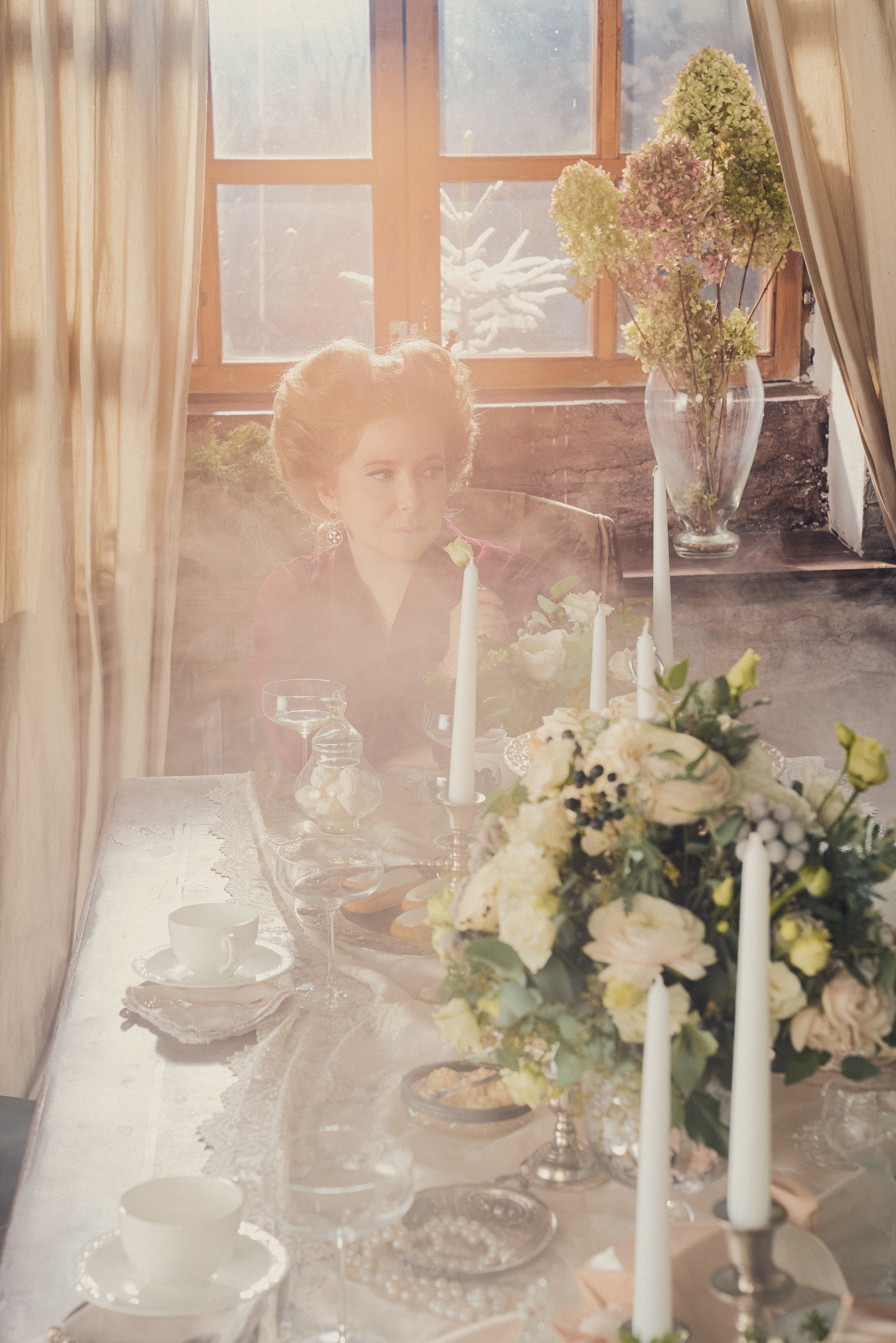 Роскошная Рождественская съемка парадный портрет для семейства Фалеевых. Андрей Лоос фотограф стилист Москва