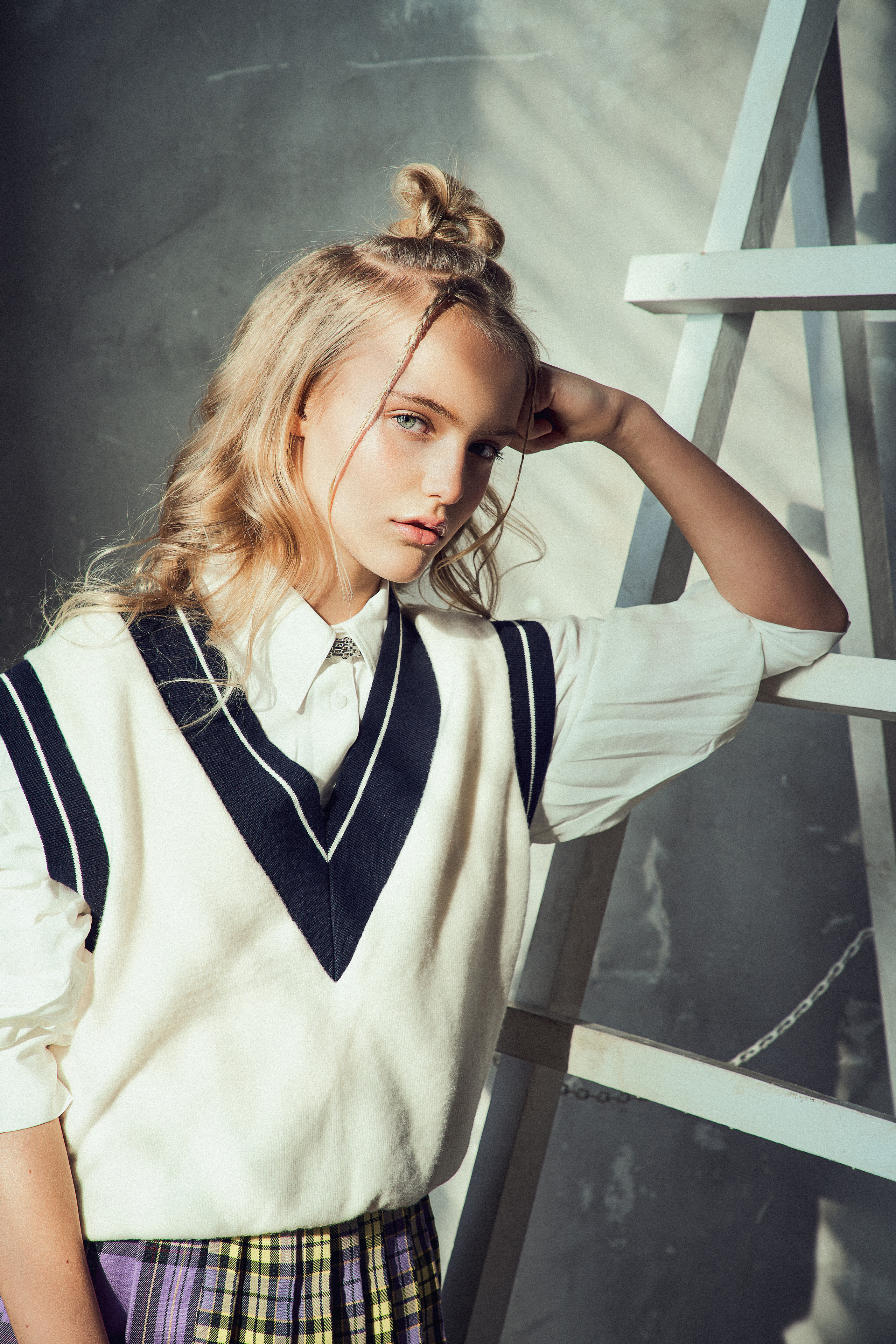 Имиджевая фотосессия портфолио для певицы Лизы Нестеренко. Андрей Лоос фотограф стилист Москва