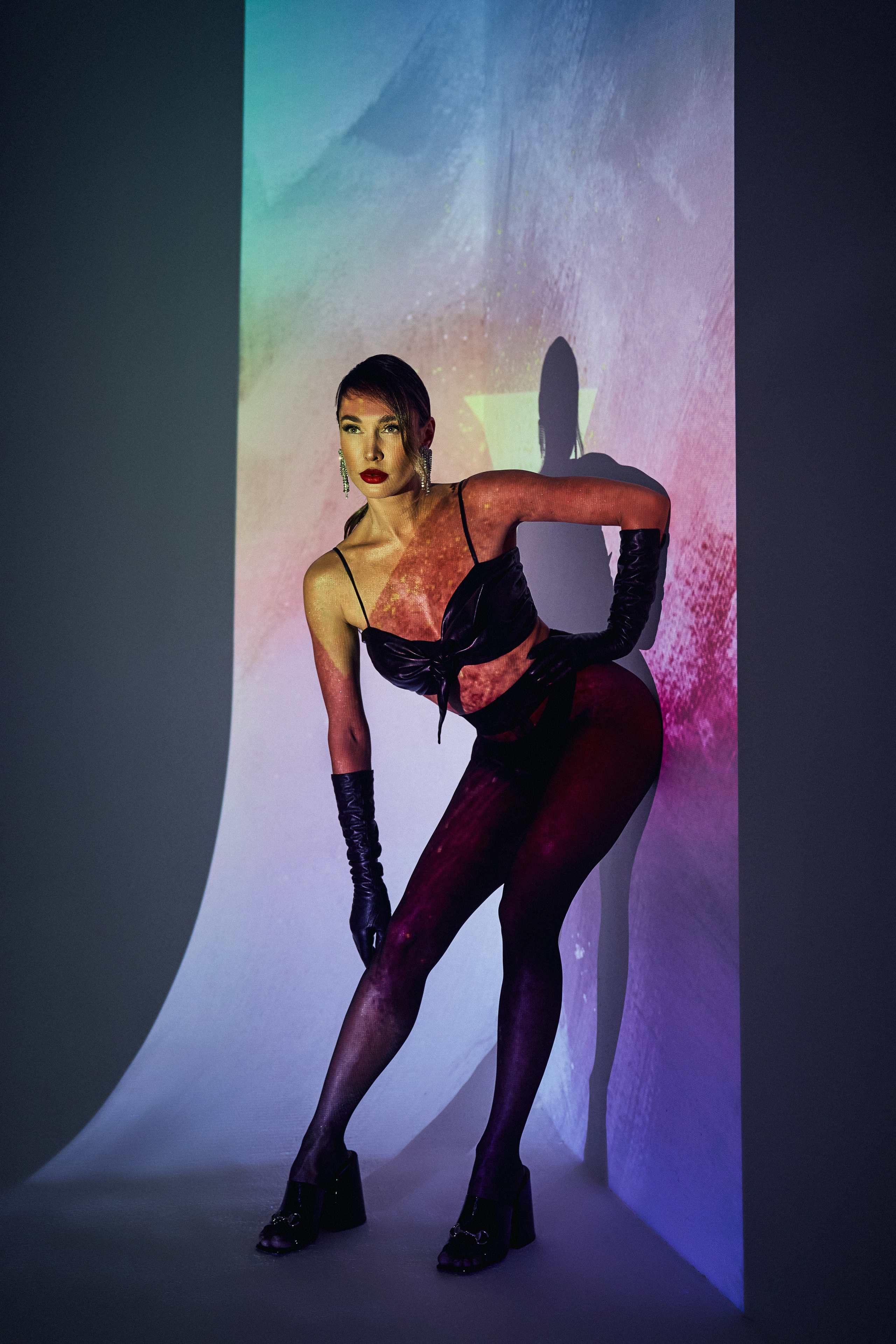 Студийная фотосессия портфолию для Наташи Ростовой. Андрей Лоос фотограф стилист Москва