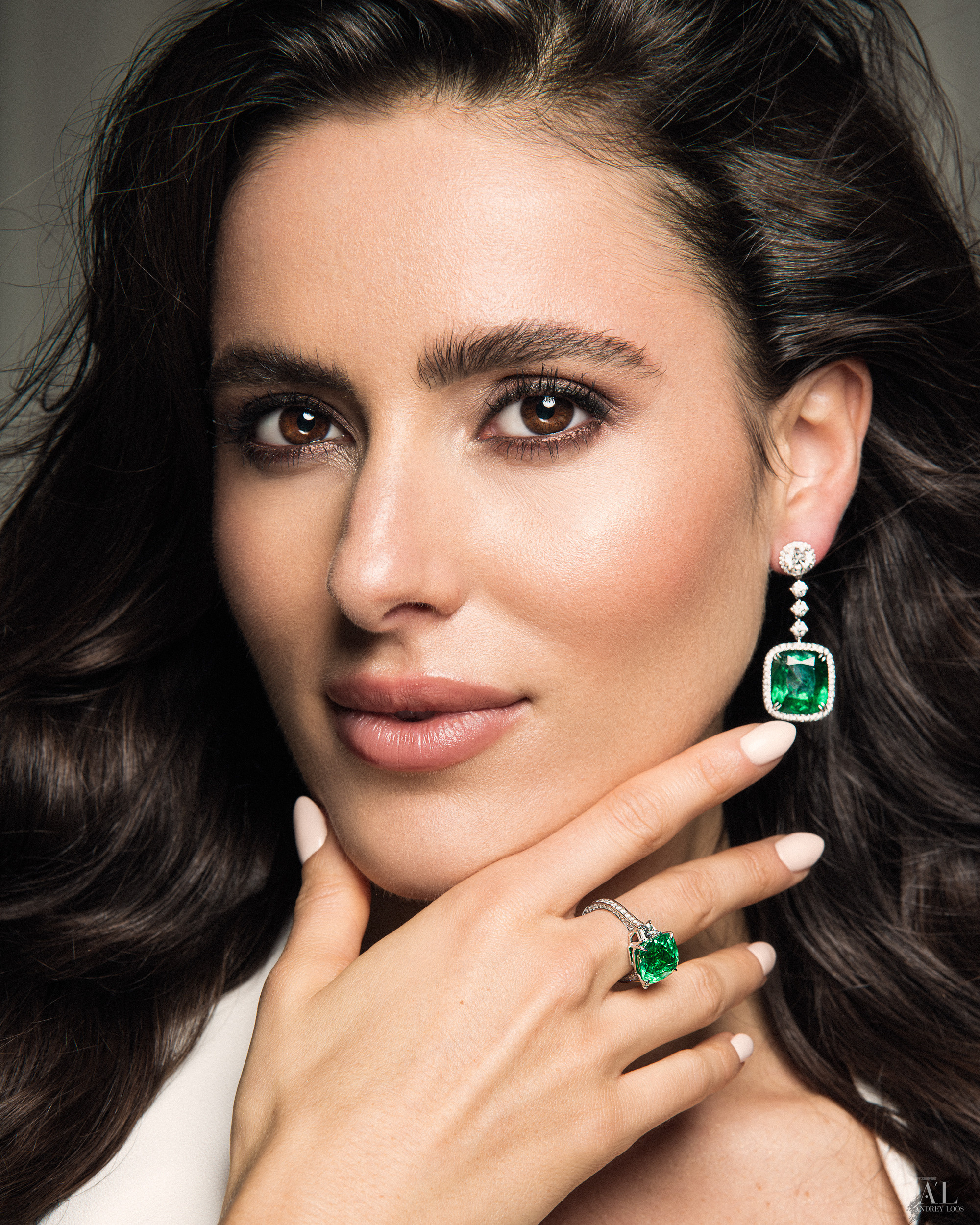 Фотосессия с Селией Джант для ювелирного дома Maximilian. Андрей Лоос фотограф стилист Москва