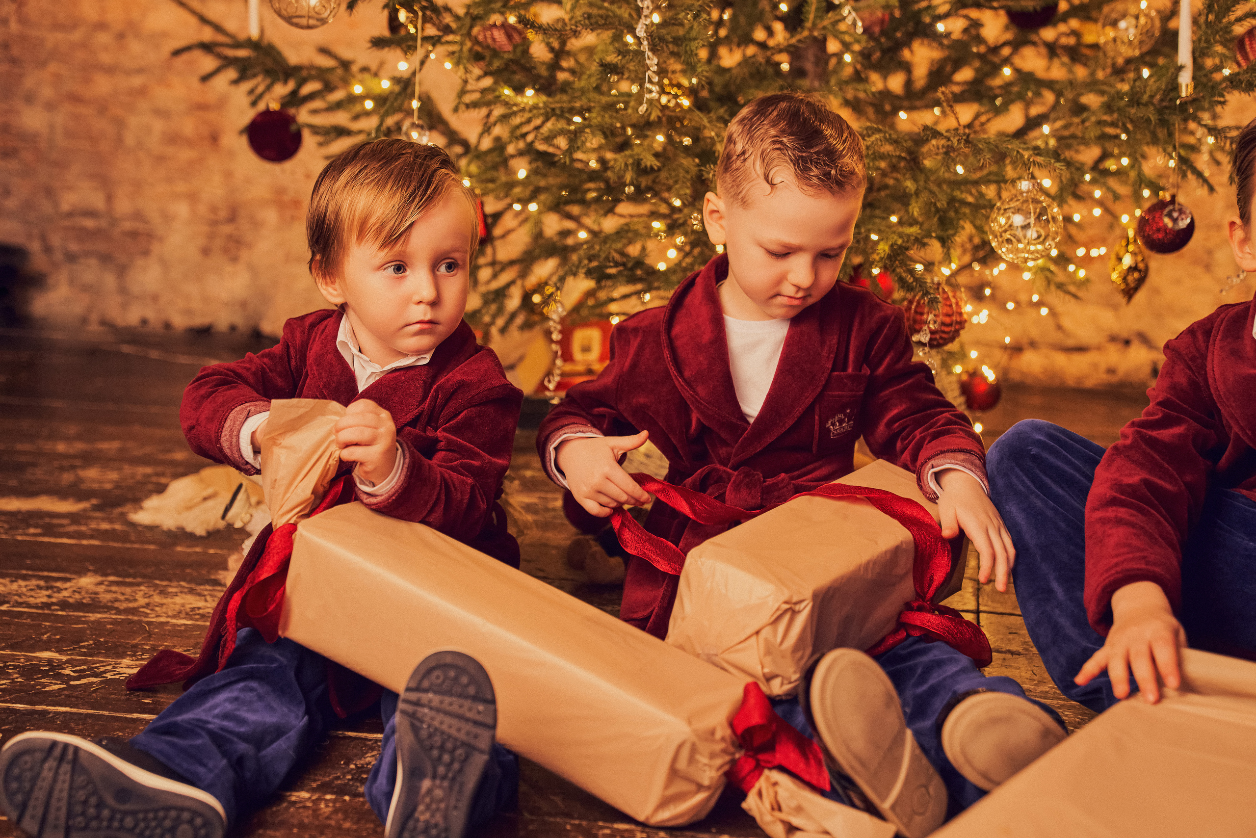 Роскошная Рождественская съемка парадный портрет для семейства Фалеевых. Андрей Лоос фотограф стилист Москва