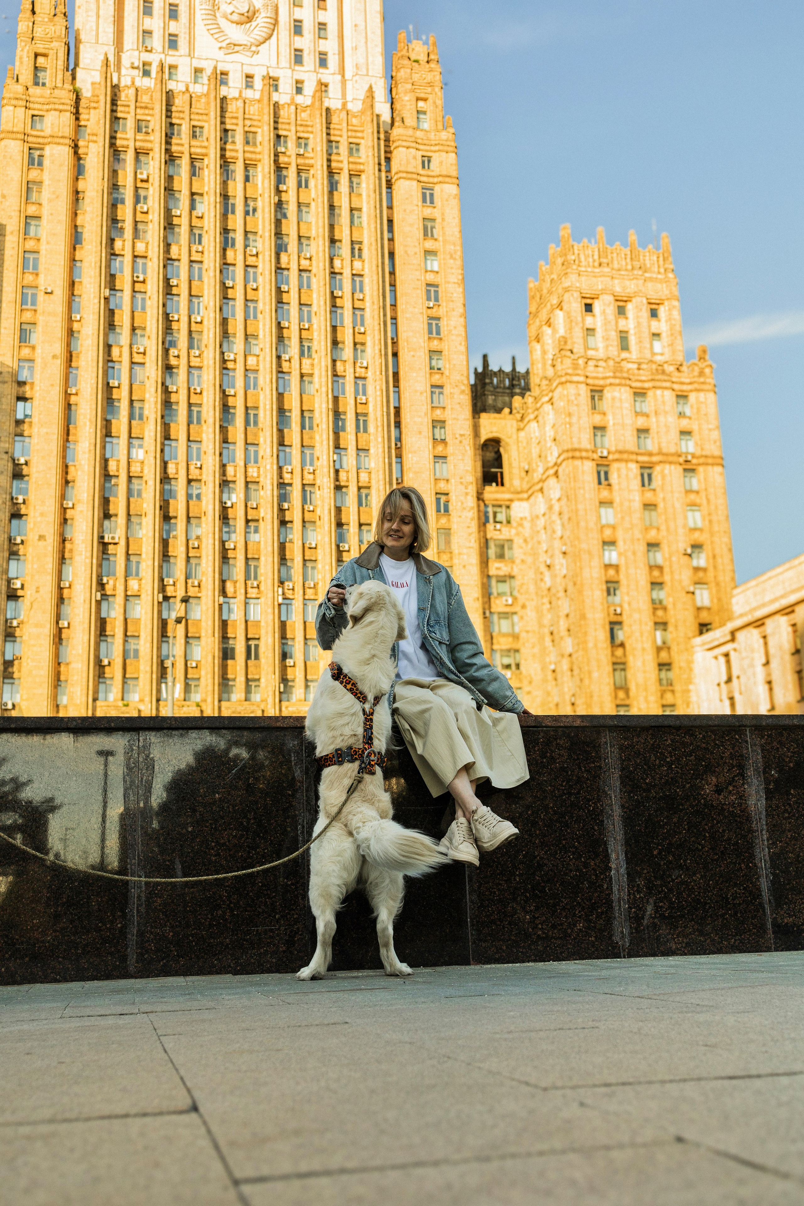 Зиз и Юля. Прогулка по Москве. Фотограф-анималист Ксения Шевцова|Москва