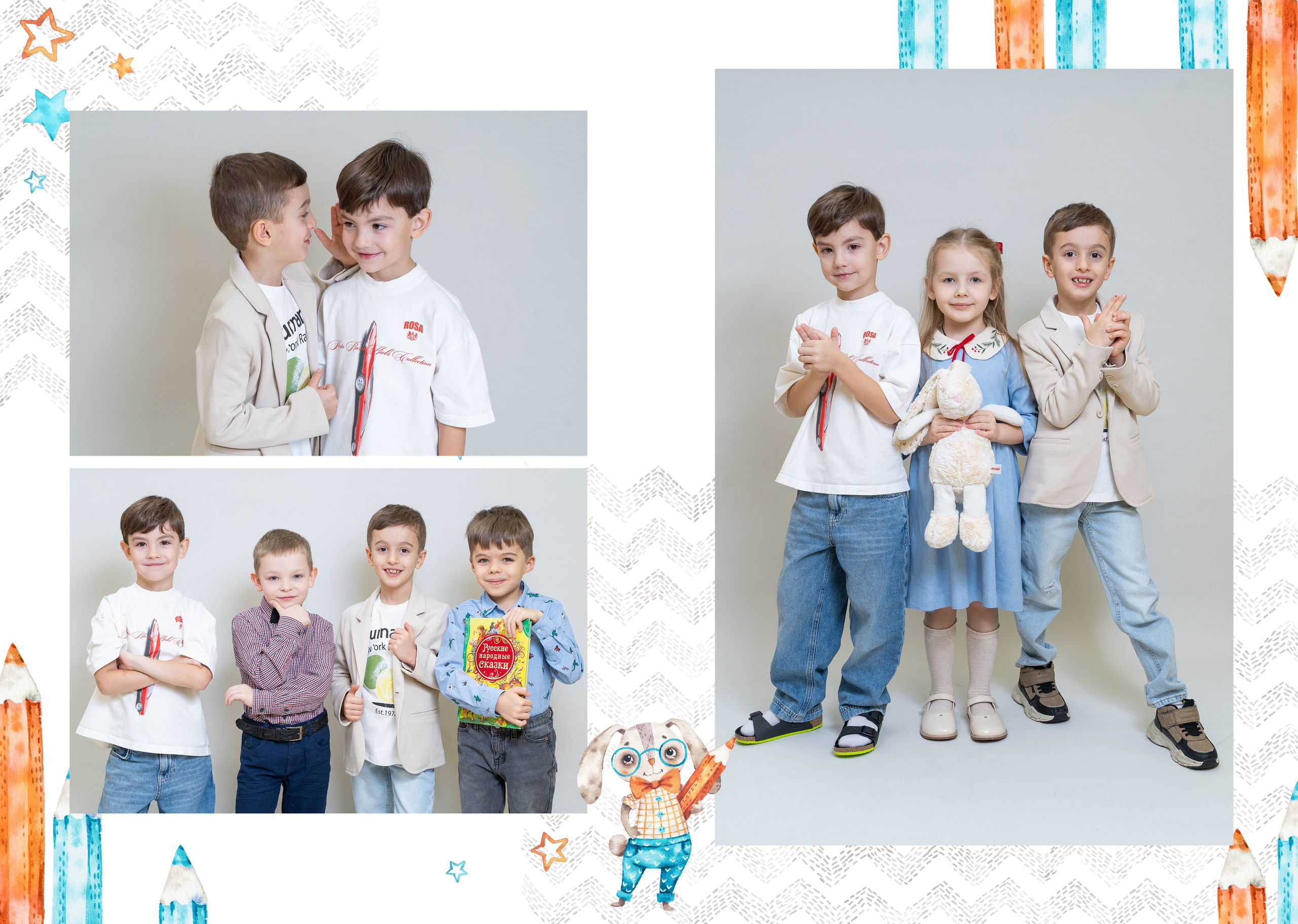 Индивидуальные выпускные альбомы для детского сада ➤ Заказать яркий студийный фотоальбом выпускника. Авторские выпускные альбомы для детских садов, начальной и старшей школы в Москве и московской области