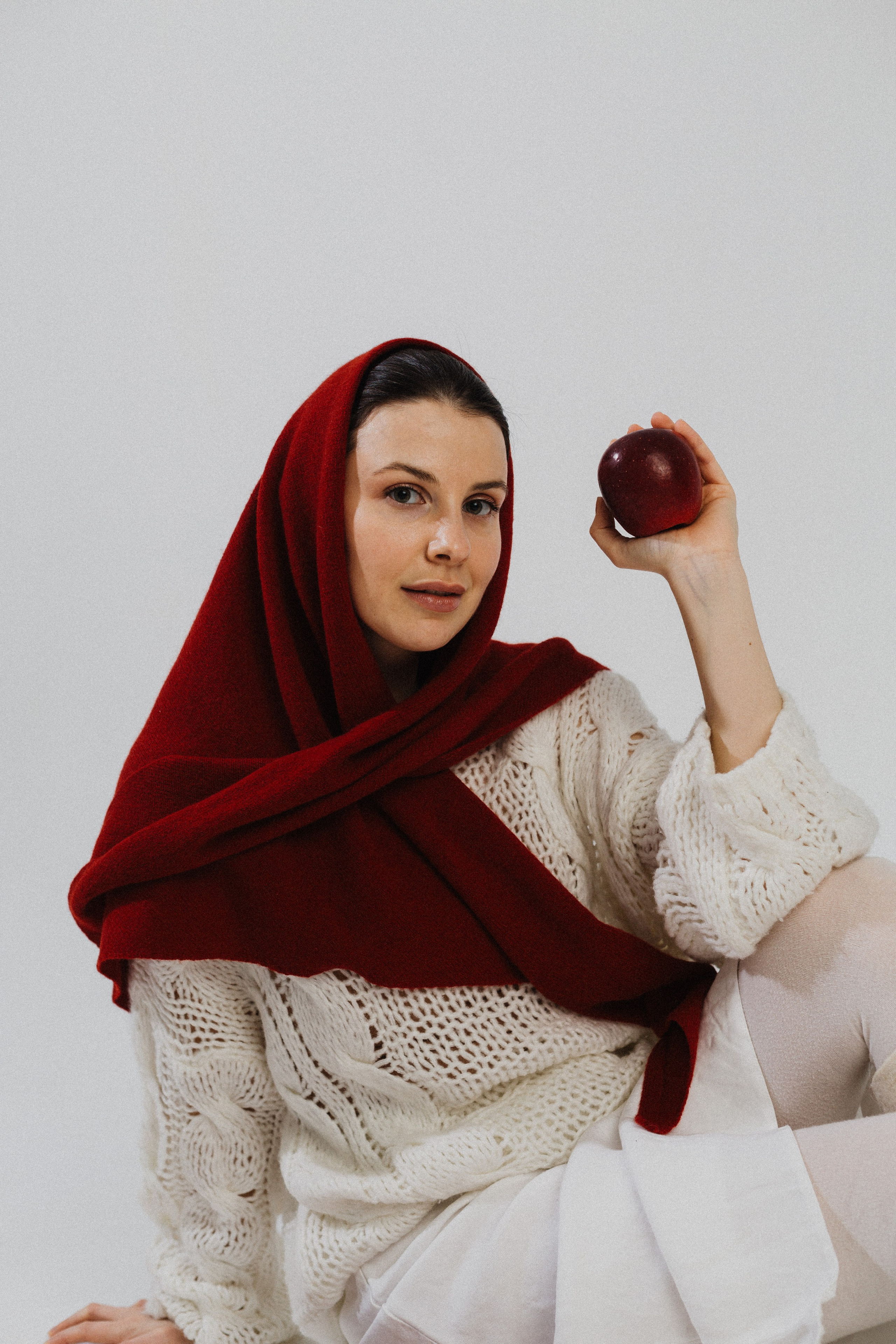 Аня с яблоками. Портретный фотограф Москва Юлия Трякина