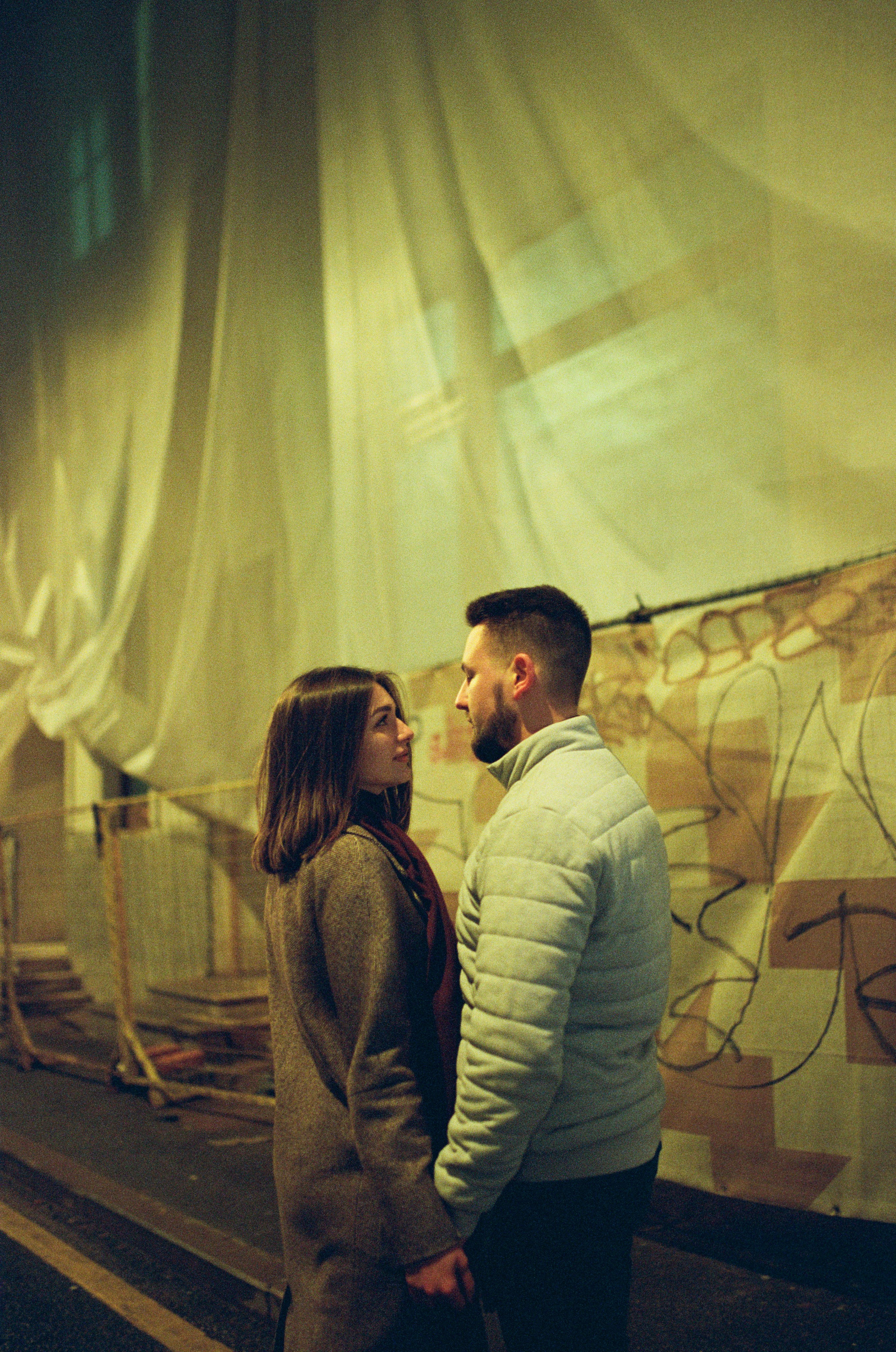 Вероника и Василий. В уютных переулках Москвы. Цифра и плёнка. Настя Оленченко, портретный/семейный фотограф на цифру и плёнку Москва