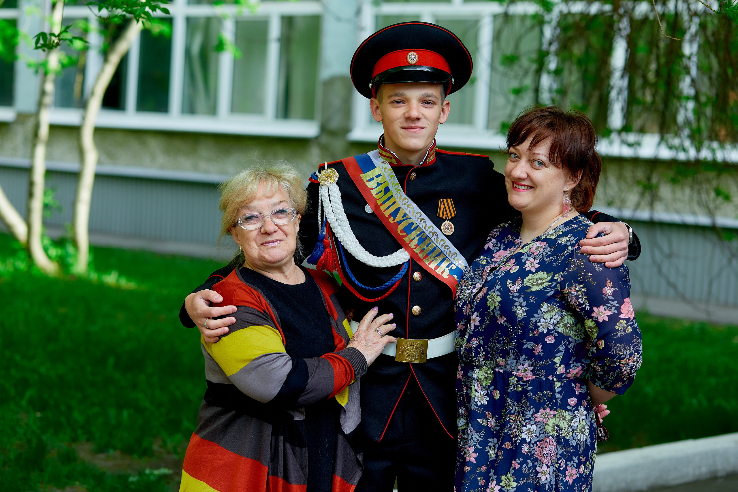 Кадеты последний звонок. Фотограф Вячеслав Фарунин