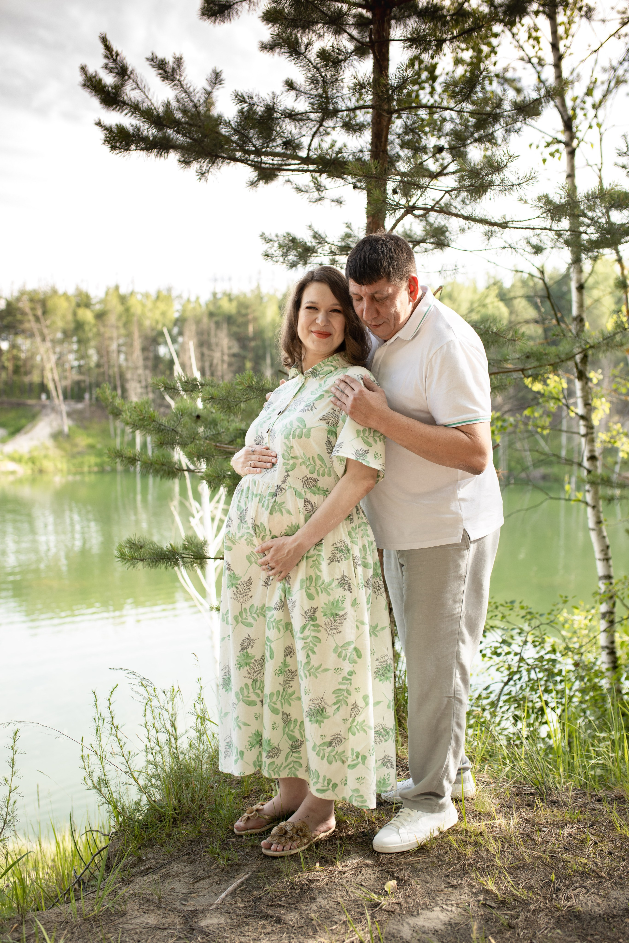 Фотосессия беременности на карьере. Фотограф в Железнодорожном и Балашихе