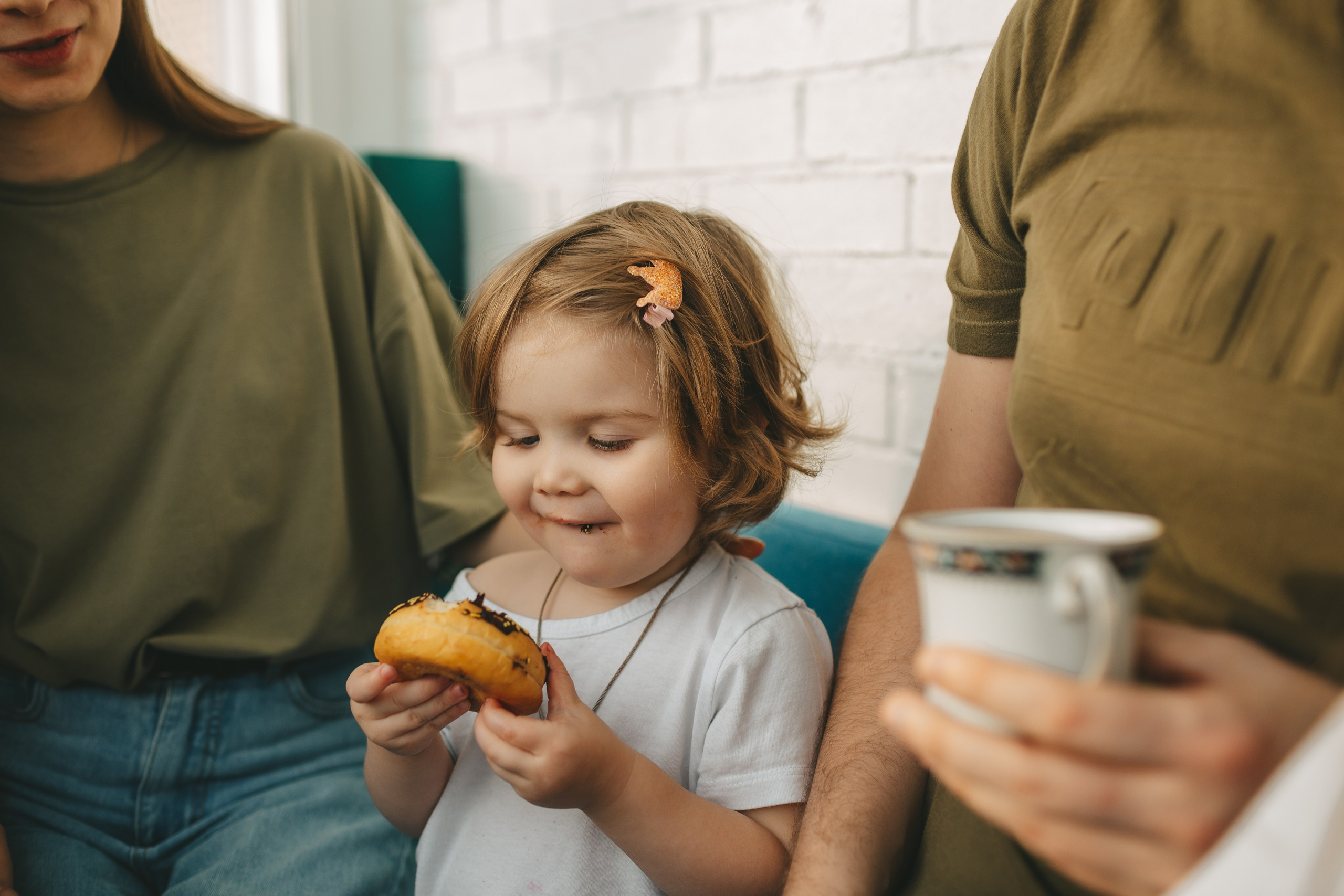 Семья Пети и Алёны (домашняя фотосессия). Семейный и детский фотограф и видеограф в Москве, Дрокина Наталья