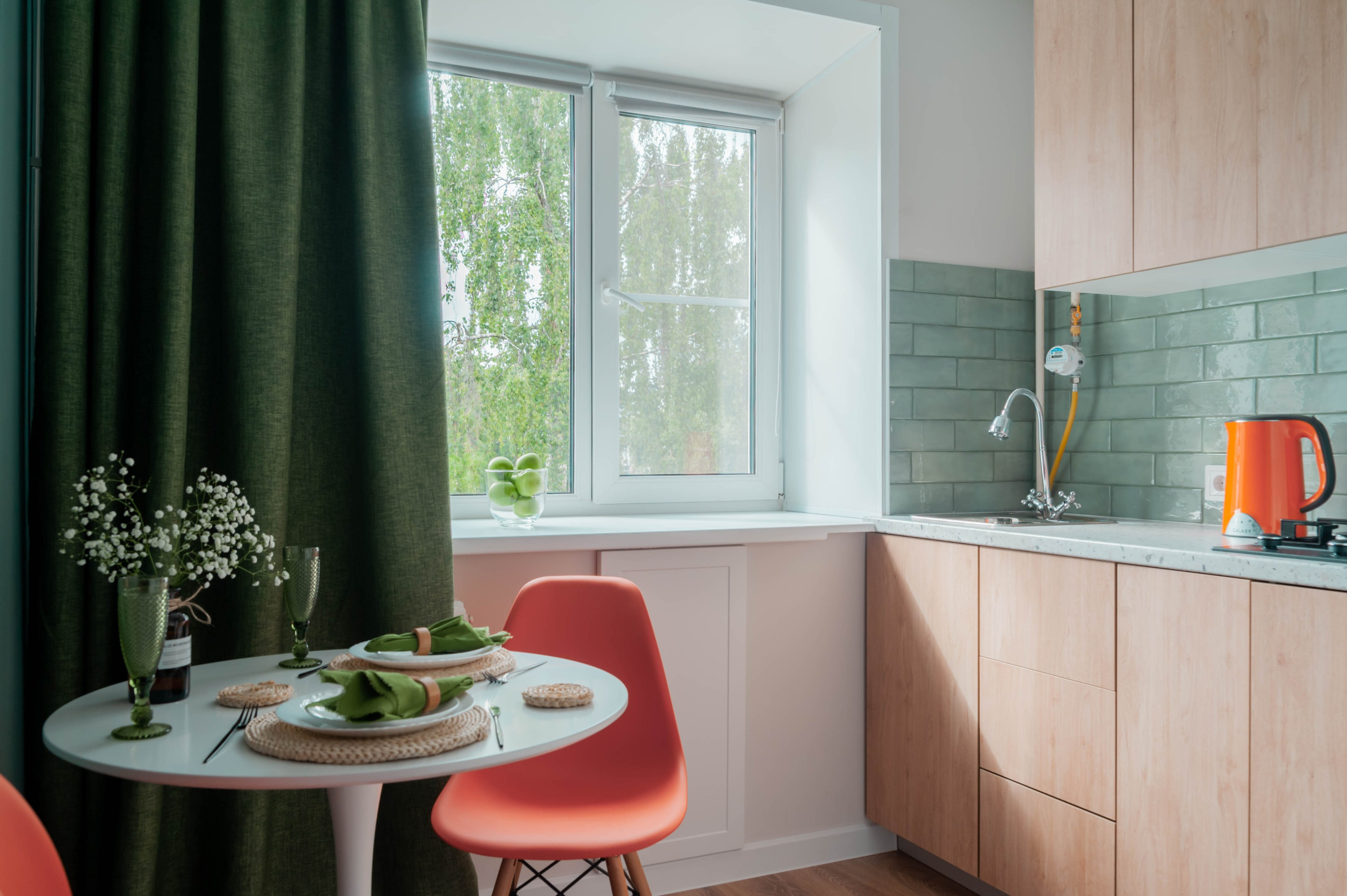 Съемка 1-к квартиры для посуточной аренды. г. Кострома. Интерьерный фотограф в Ярославле. Вероника Лазыкина