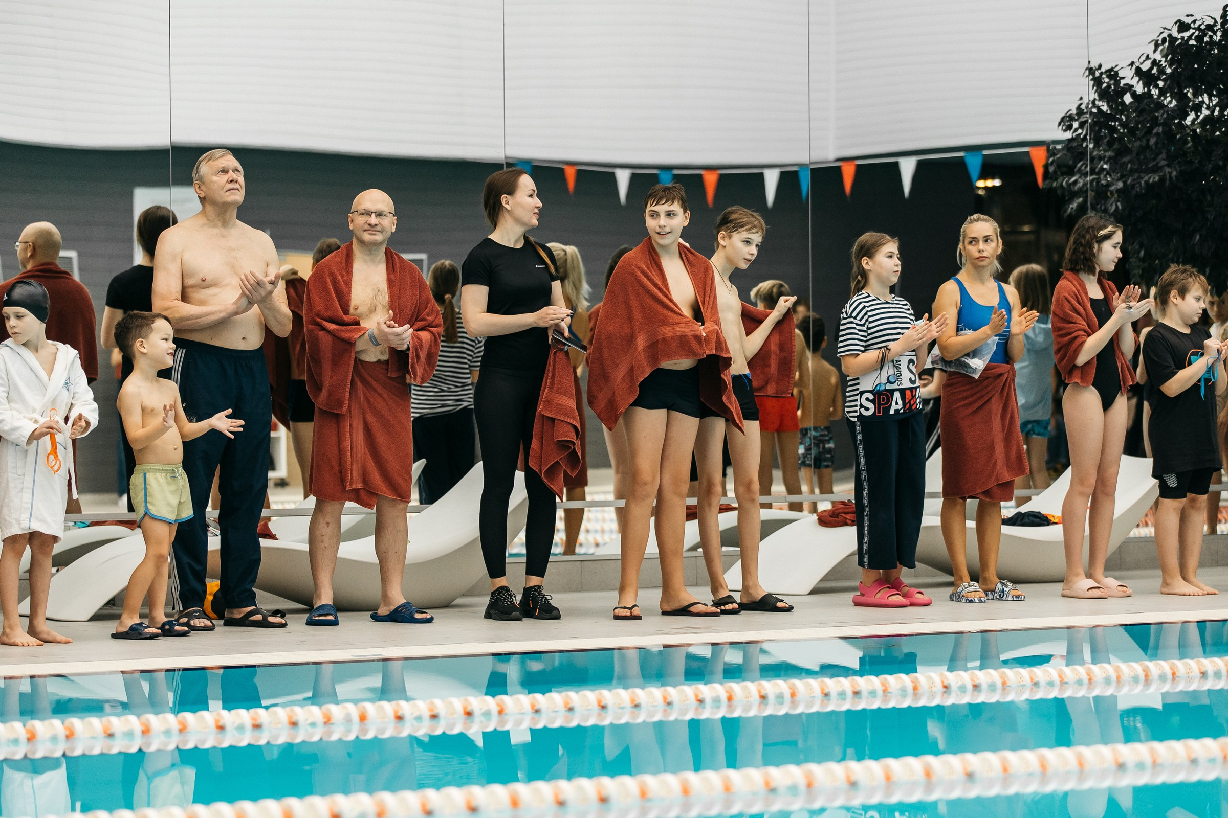 Соревнования по плаванию (зима)