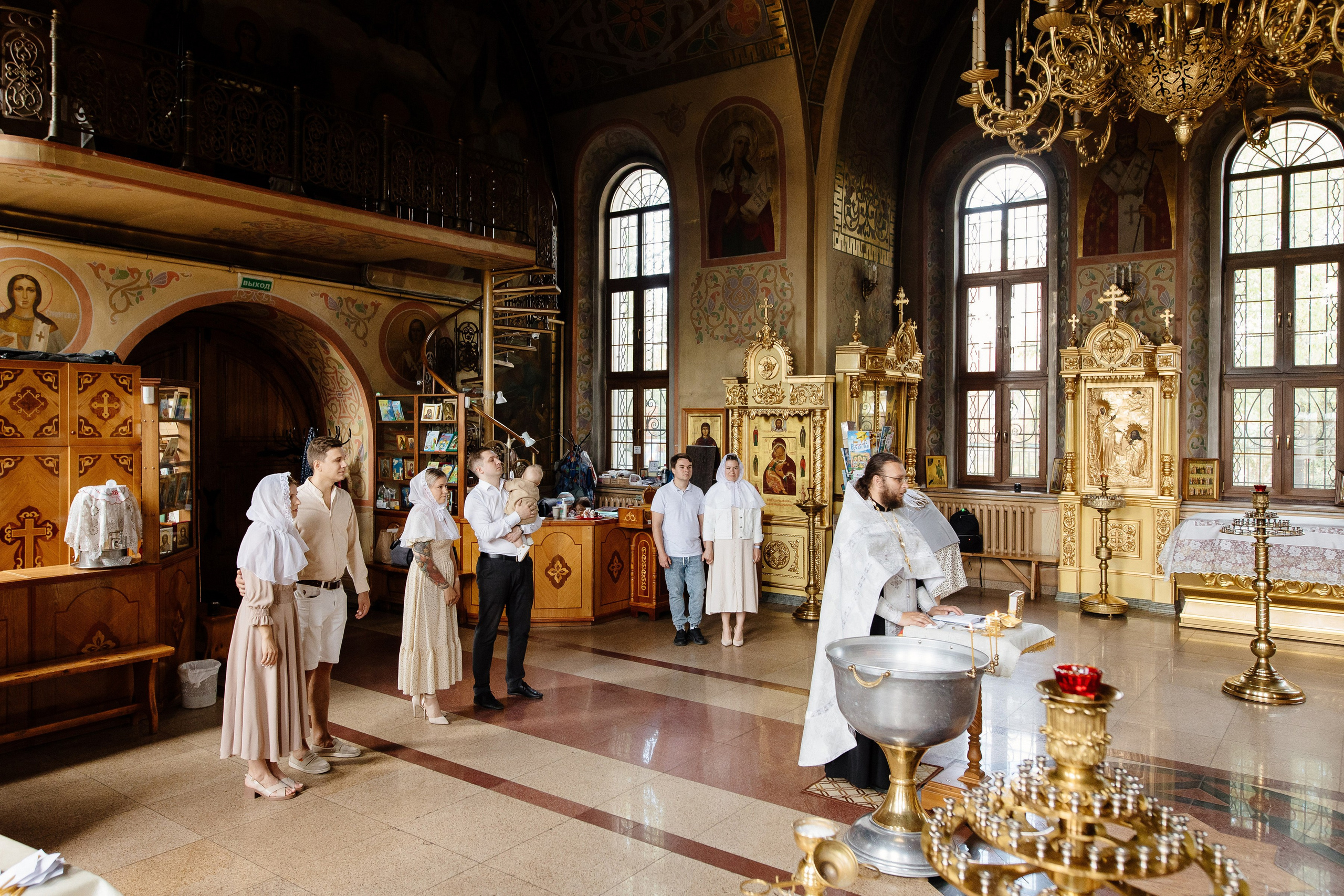Крещение Луки. Свадебный и семейный фотограф Екатерина Иванова