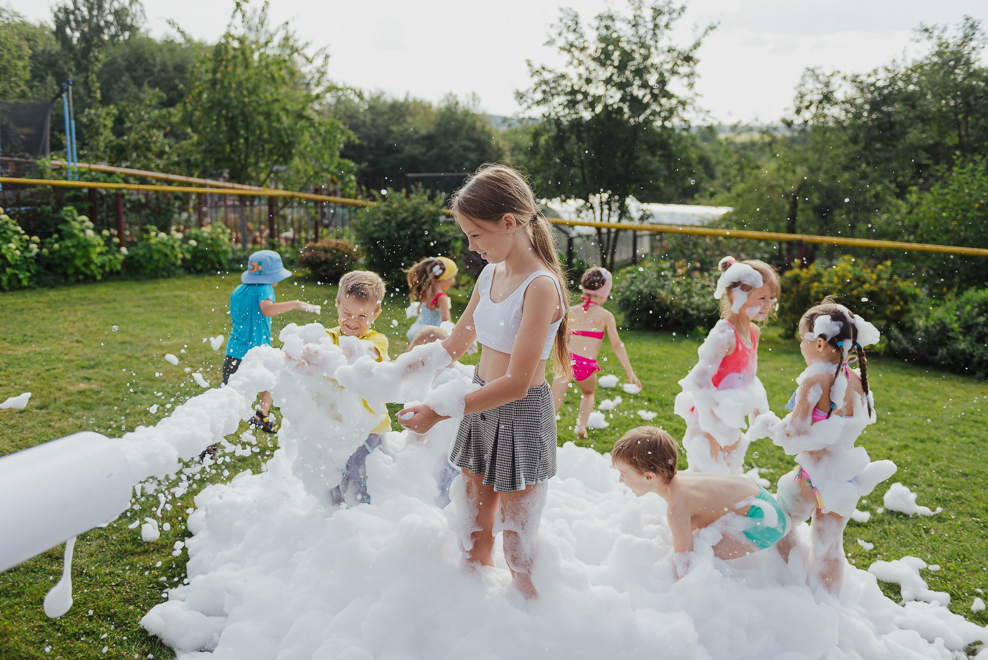 Детский день рождения с аниматором, пенная вечеринка. Свадебный и репортажный фотограф в Ярославле Евгений Сальников