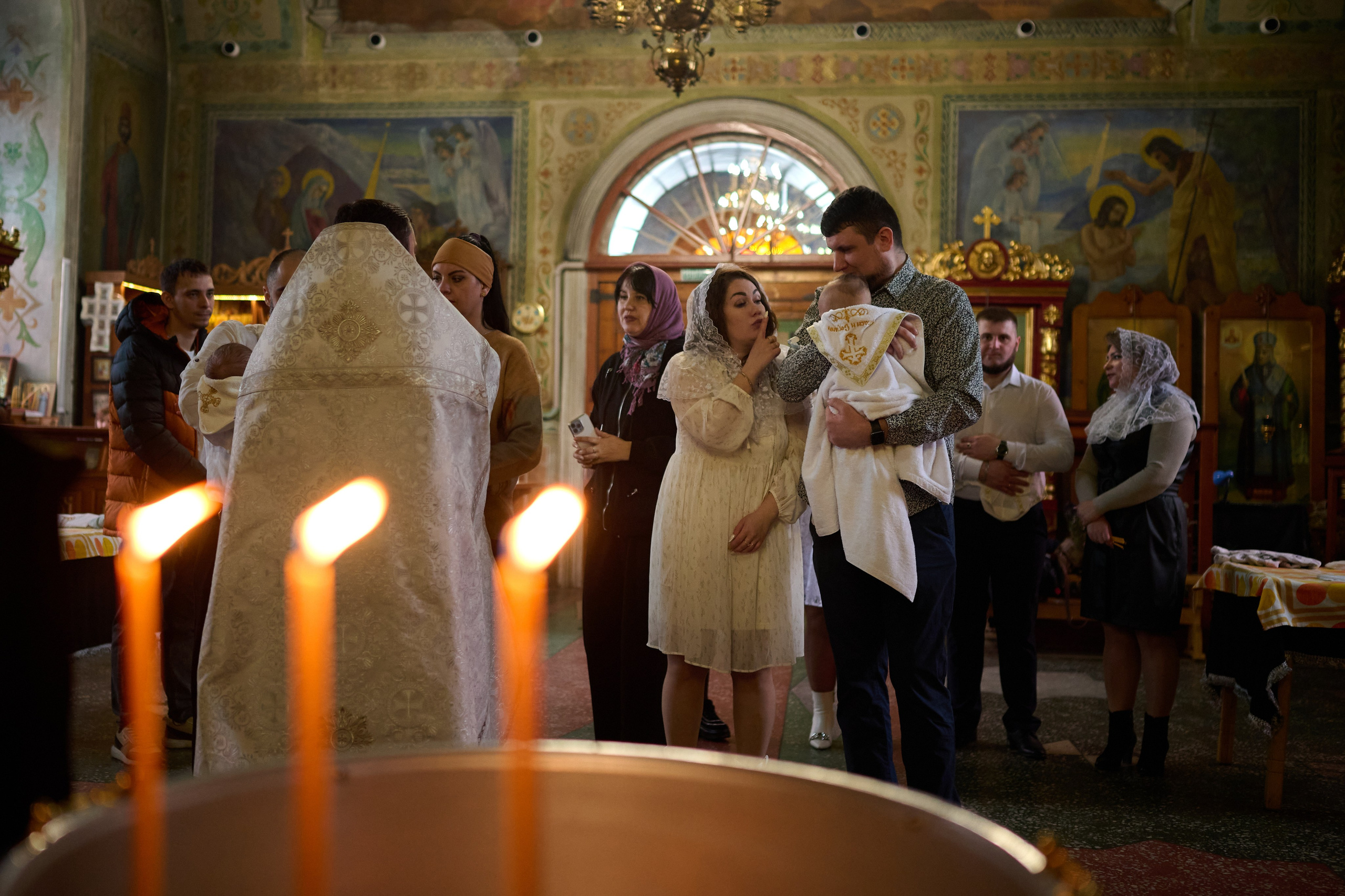 Фотосъемка крещения Саши. Профессиональный фотограф Старый Оскол, Губкин — свадьба, венчание, крещение, юбилей и день рождения
