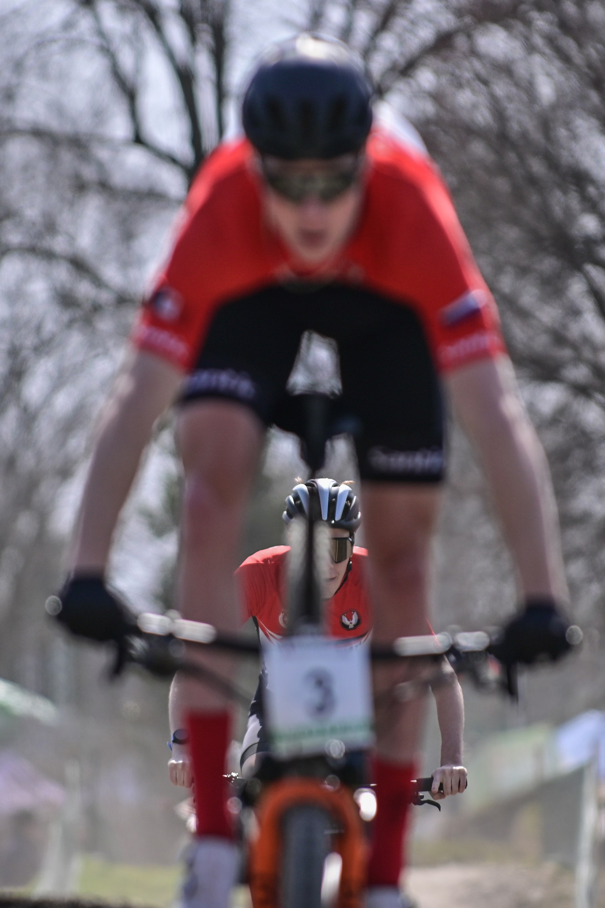 Маунтинбайк, кросс-кантри в Архипо-Осиповке 16 марта 2025. Спортивный фотограф, фотожурналист Павел Ларькин