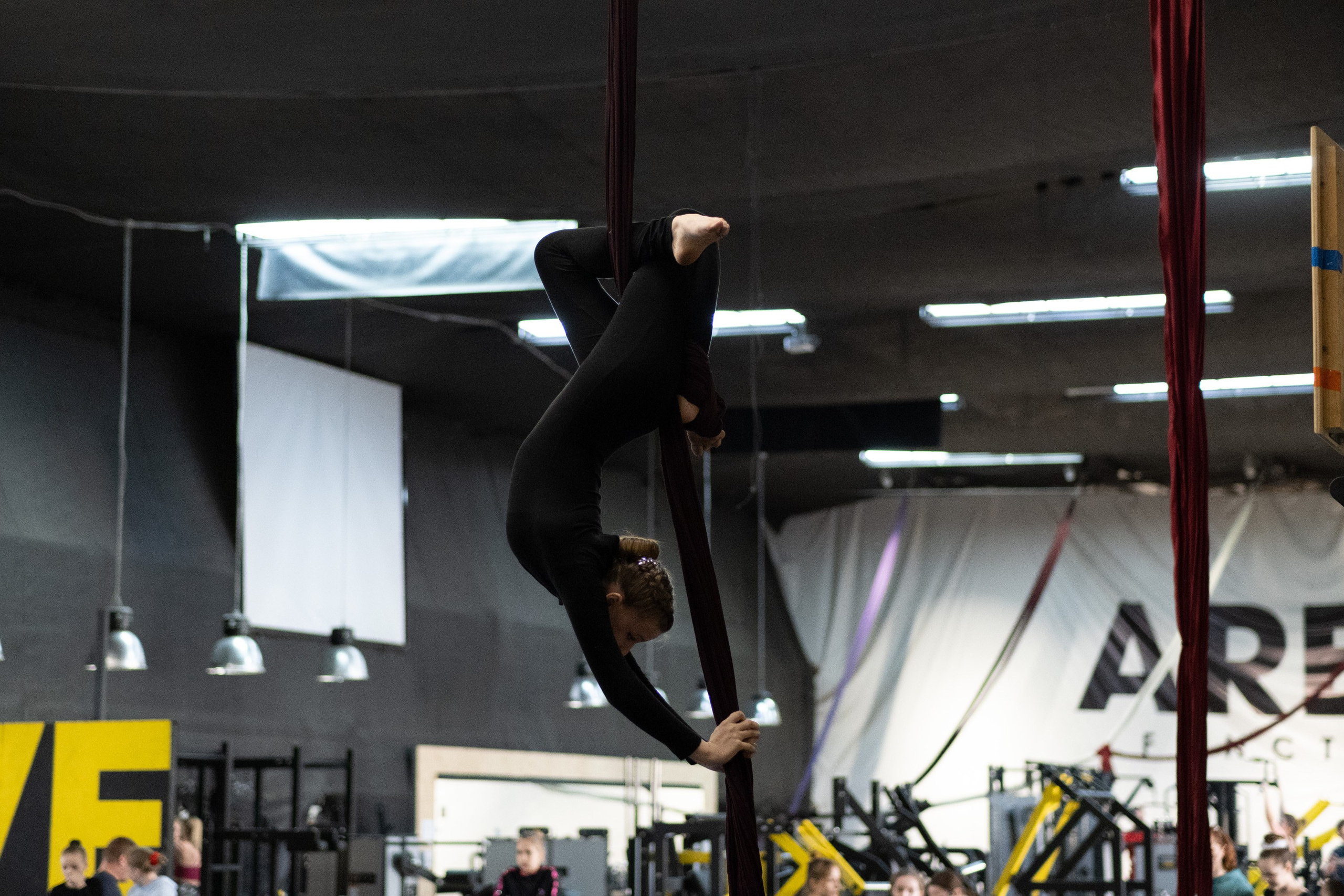 Внутриклубные соревнования по воздушной гимнастике 02.04.23