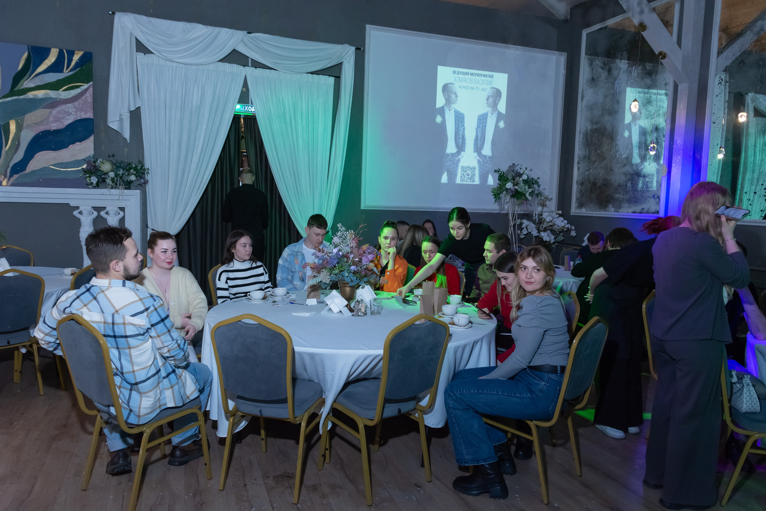 Свадебное чаепитие для молодоженов