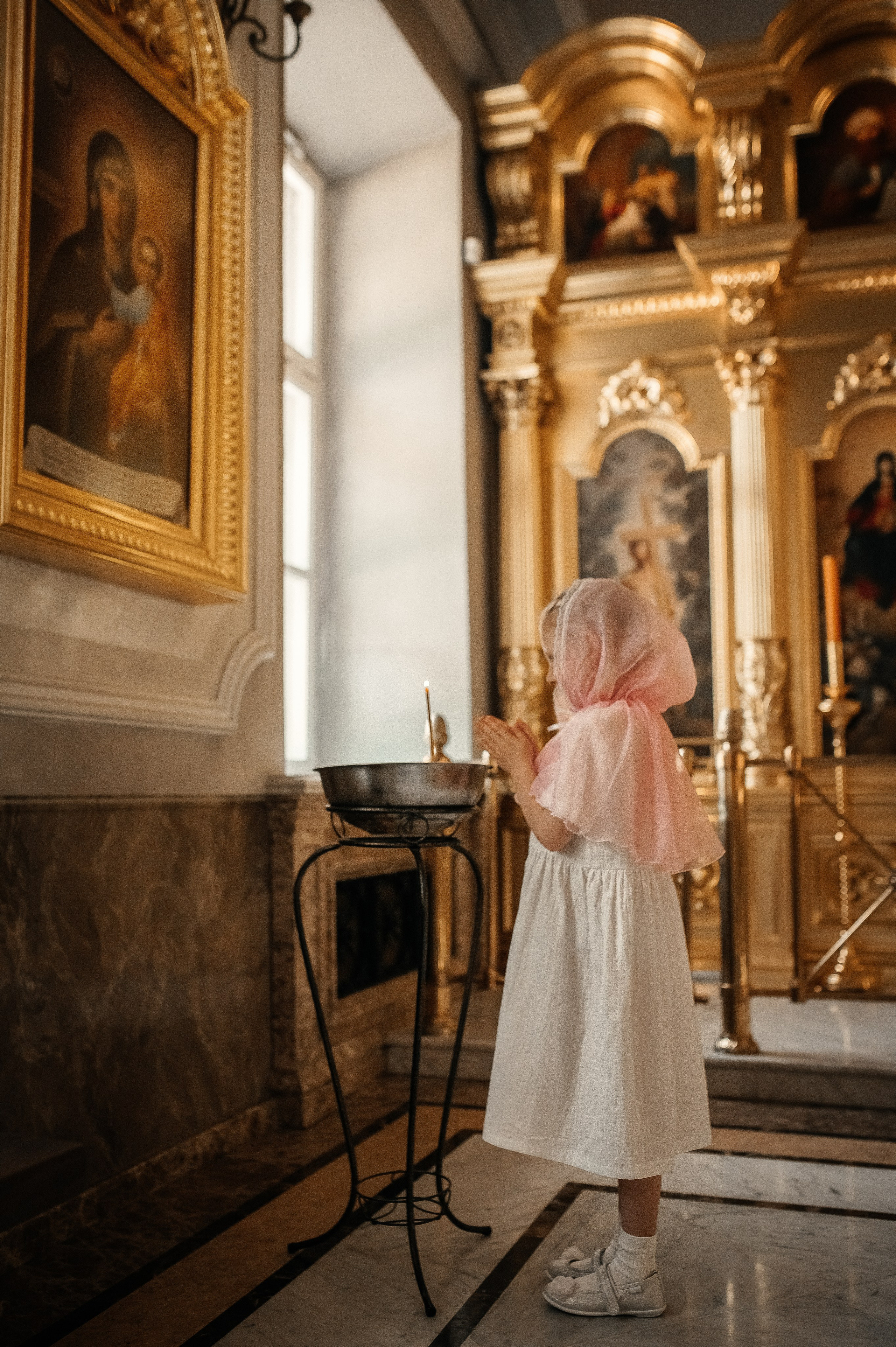 Крестины Ирины //// Храм святых апостолов Петра и Павла. Семейный и детский фотограф в Туле