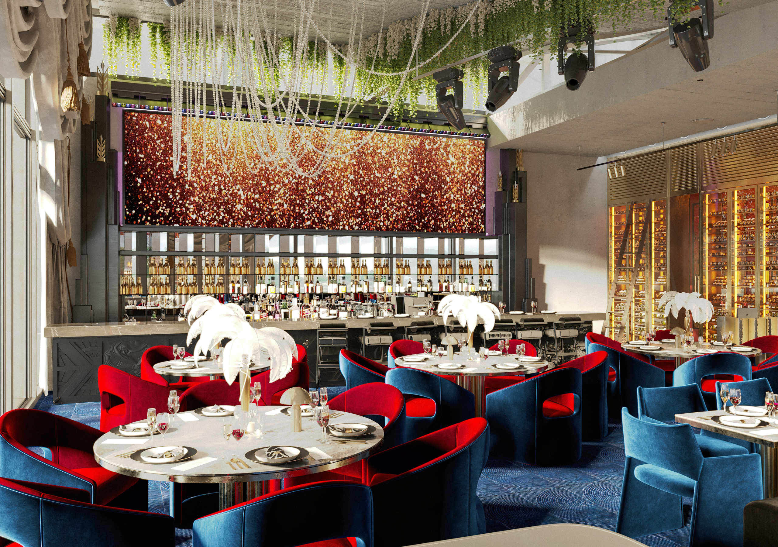 Ресторан CLC. Юлия Григорьева — 3D визуализатор