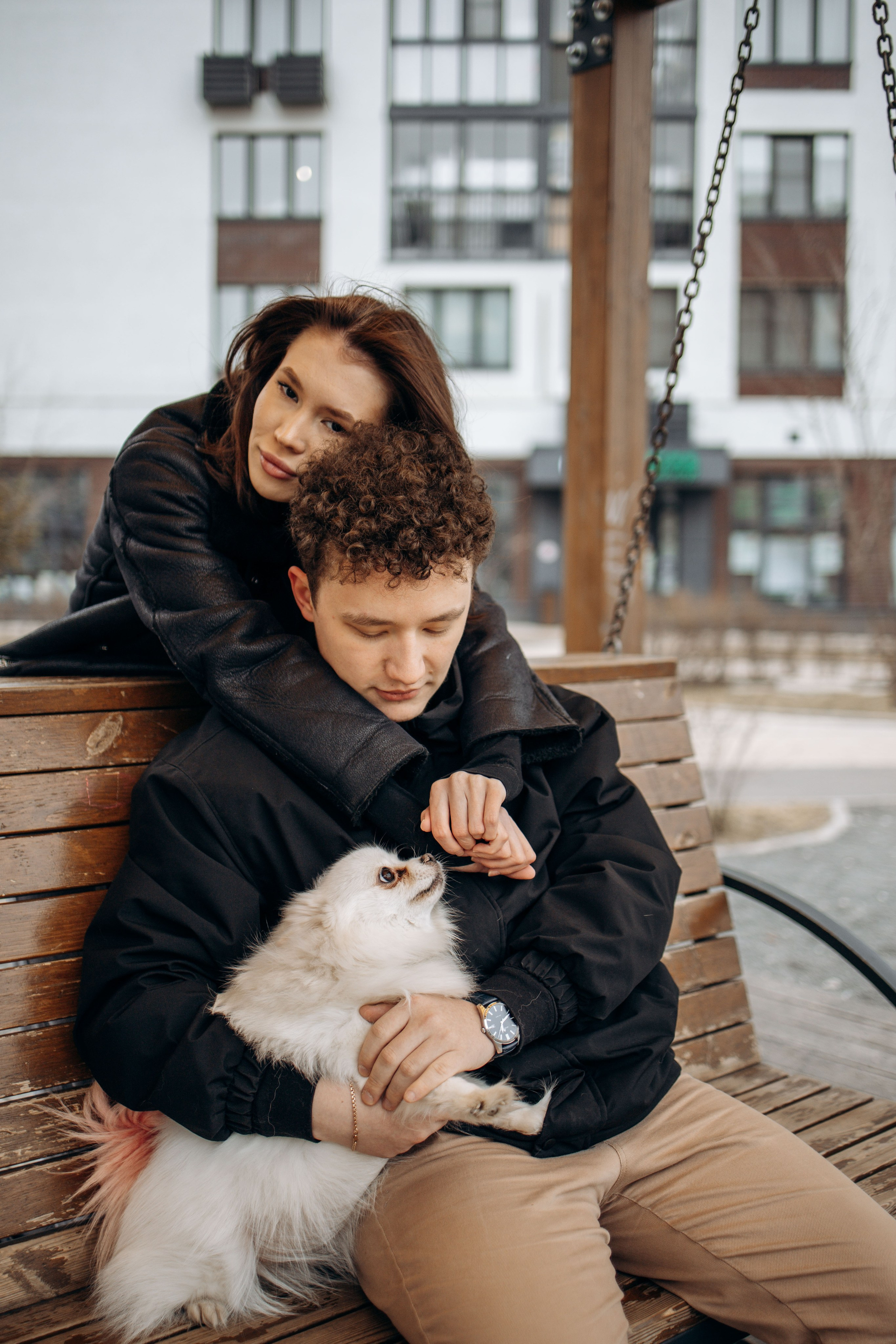 Шпиц Мася и ее семья