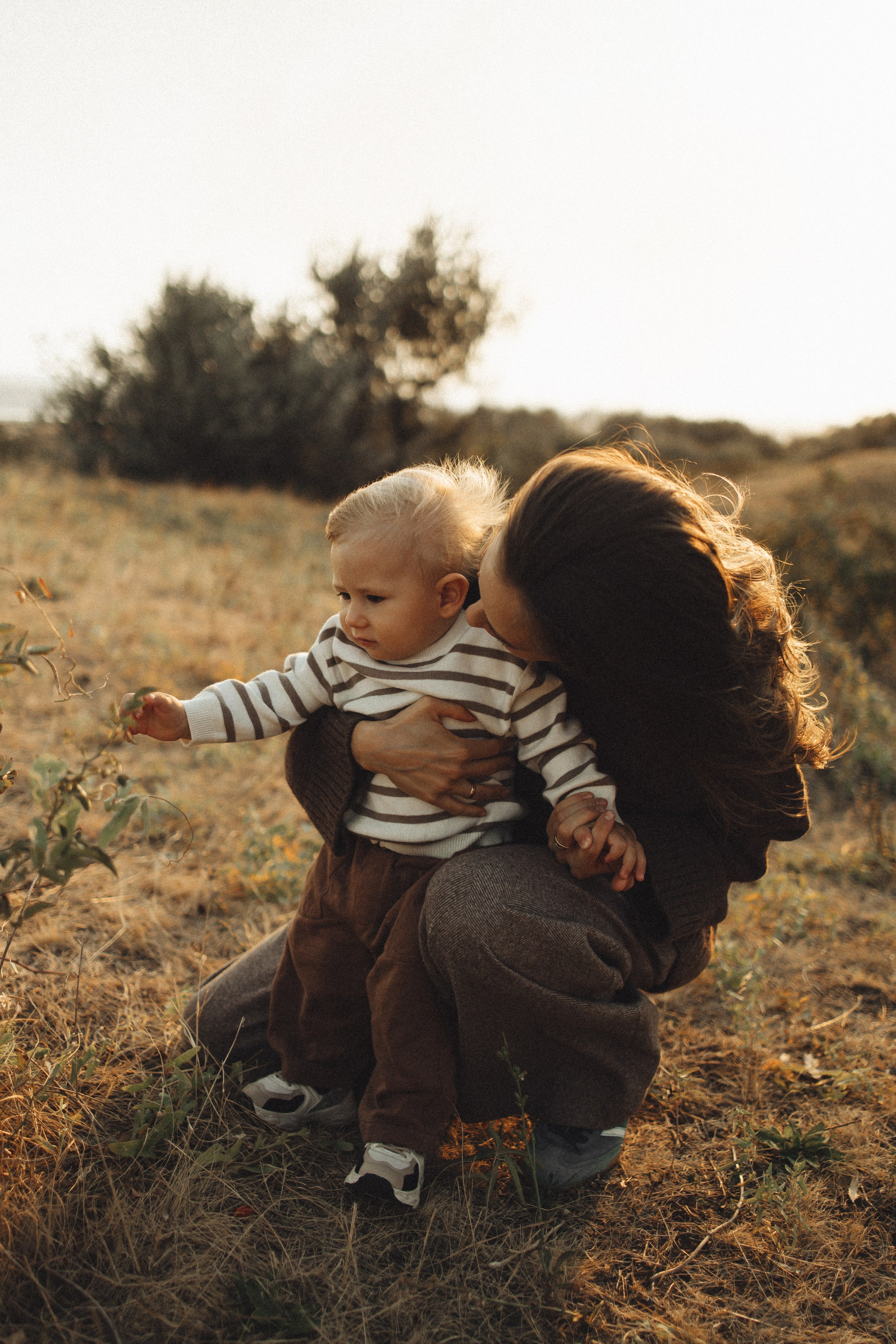 Семейная история, закат в Мержаново. Семейный и детский фотограф, таганрог, ростов-на-дону