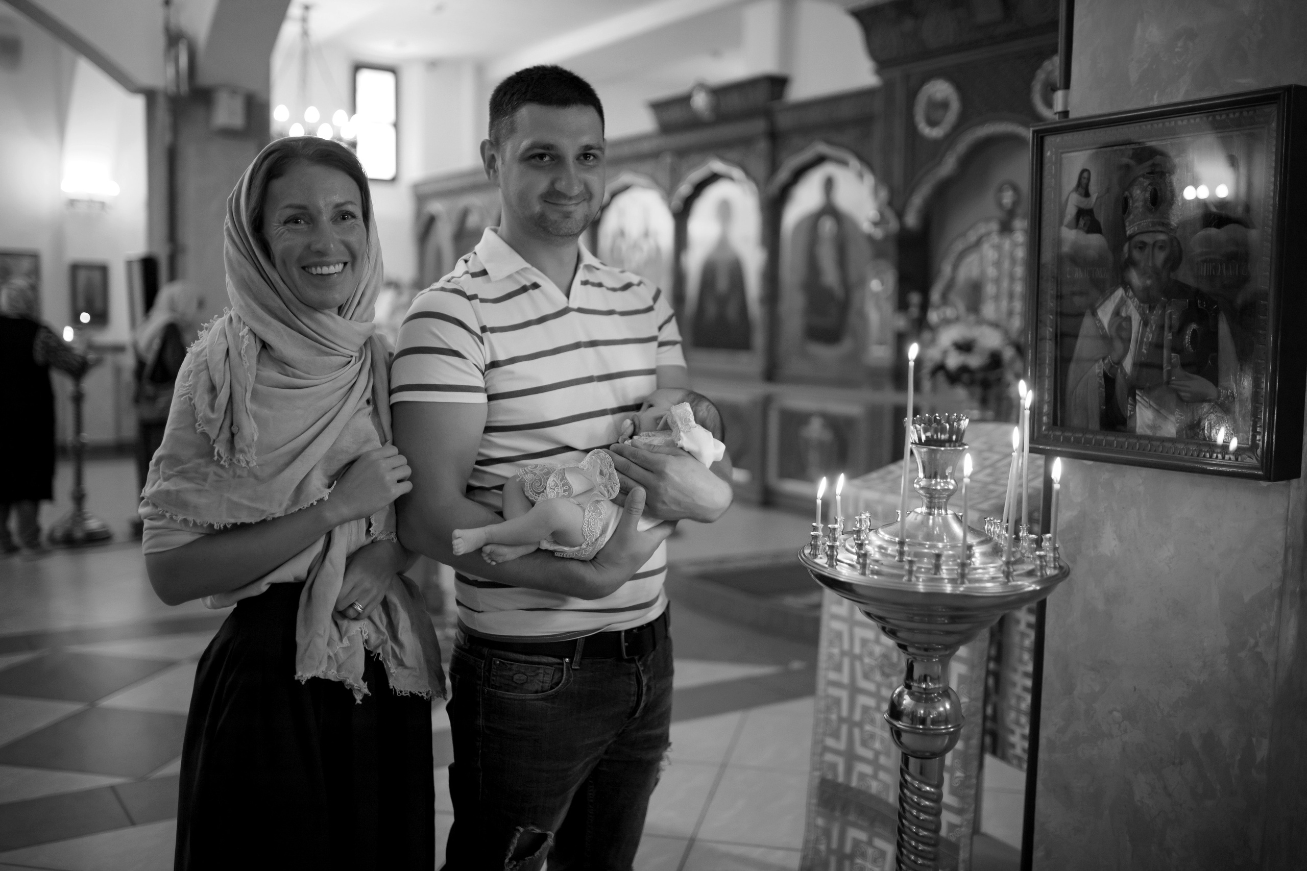 Крещение Анастасии. Семейный и детский фотограф в Москве Дорогова Екатерина