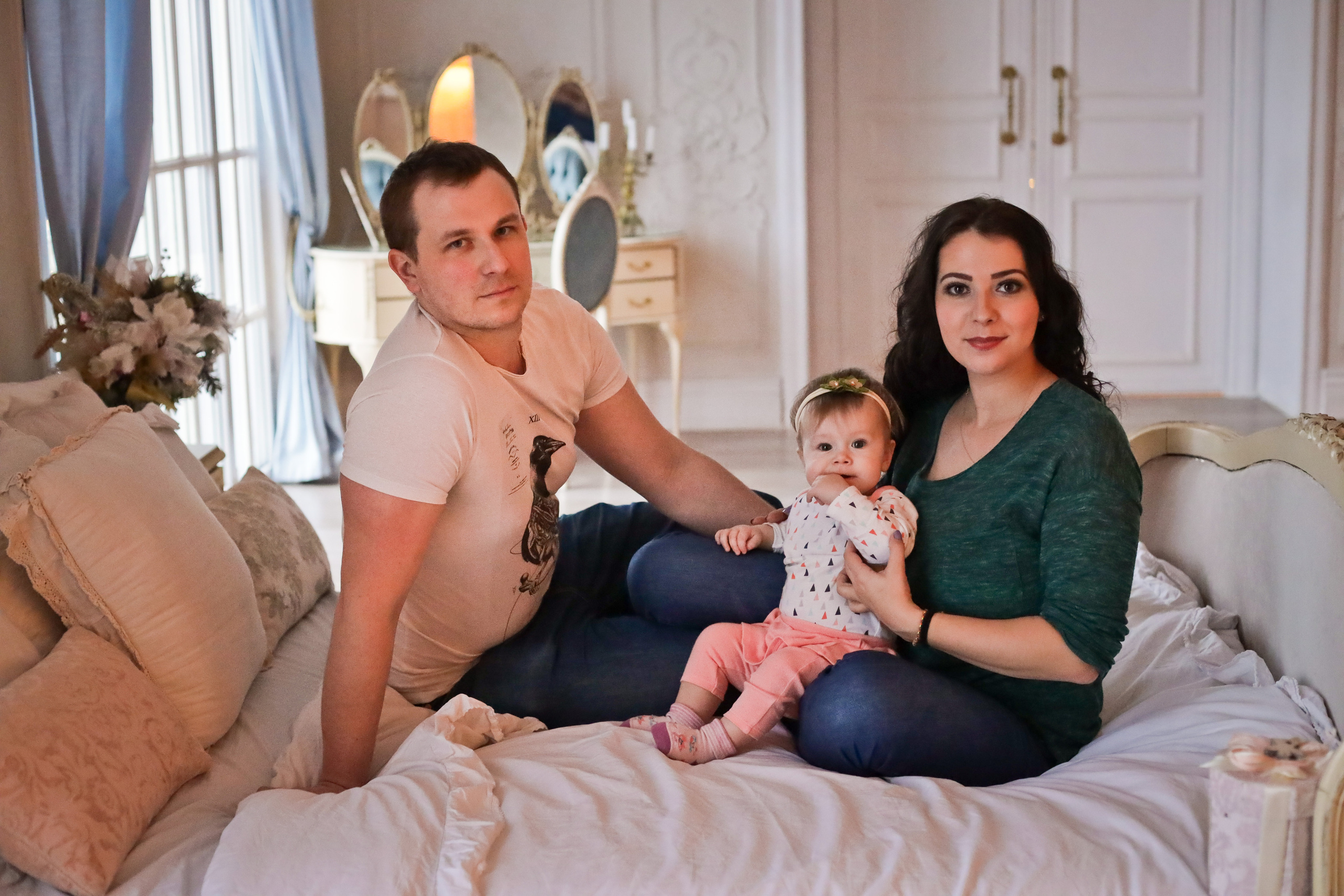 Семья Дарьи. Семейный фотограф и фотограф новорожденных в Санкт-Петербурге Алина Фе