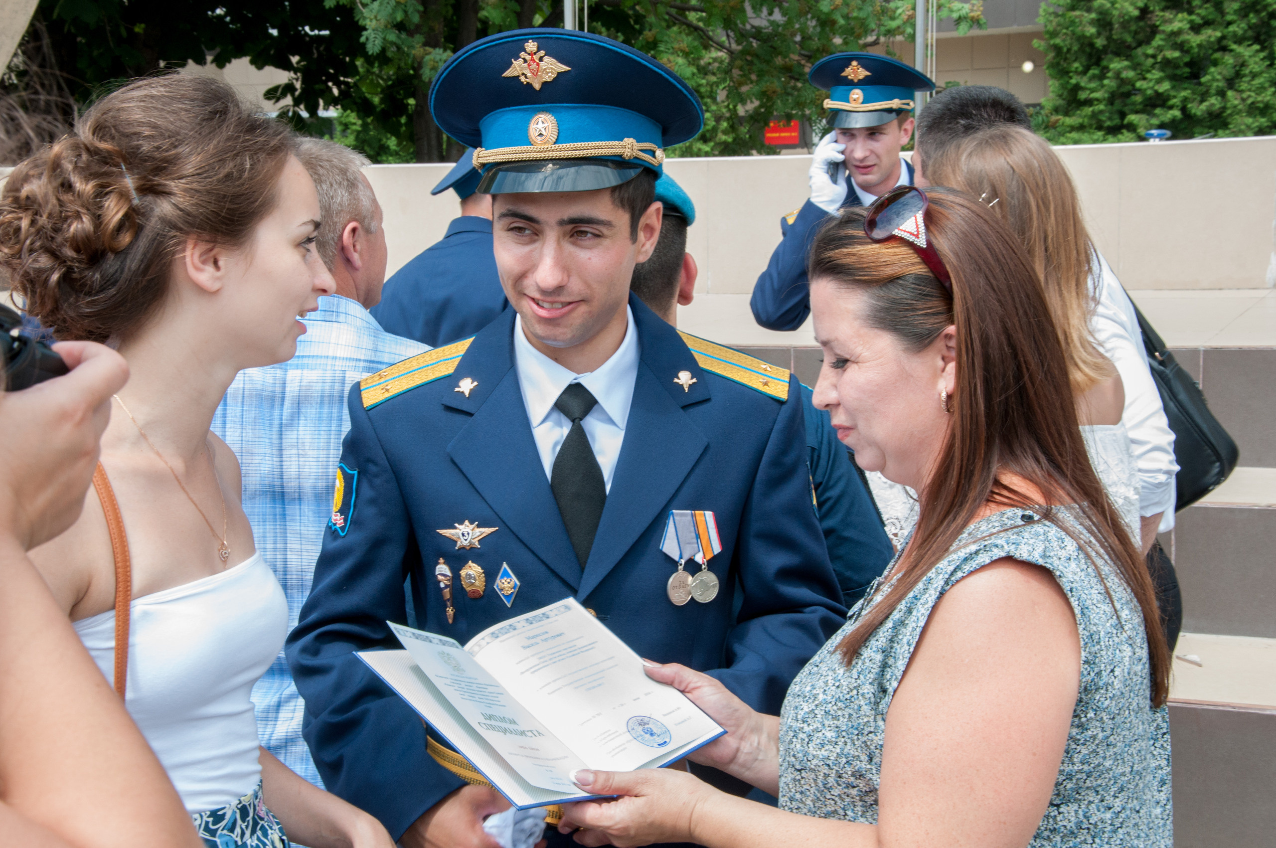 Выпуск училища ВДВ. Фотостудия Портрет Свадебный и семейный фотограф в Рязани