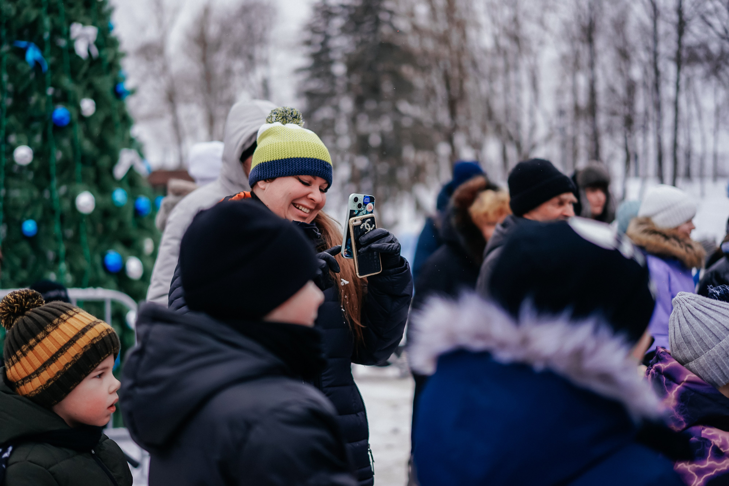 «Предновогодний переполох» Лопатинский сад, 14.12.2024. Фотограф и видеограф Смоленск | Студия Цезарь