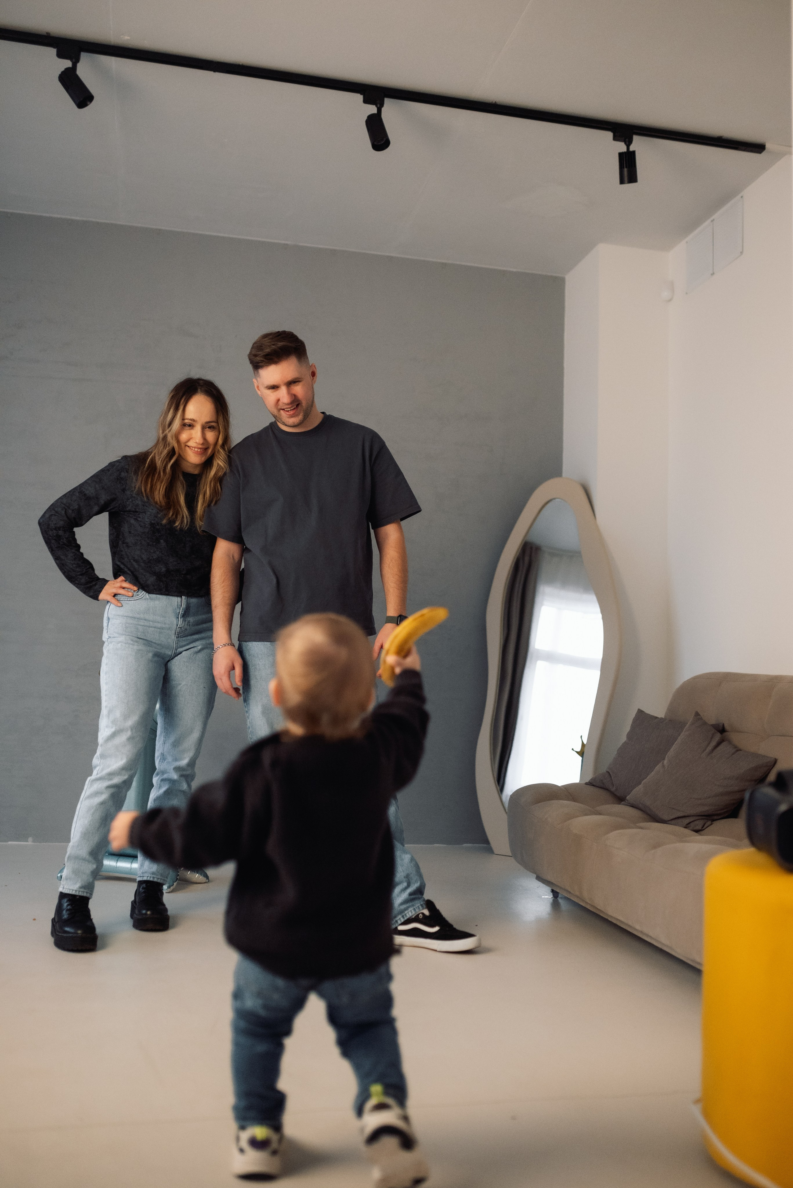 Годовасие с мамой и папой. Семейный и детский фотограф в Щелково Алена Дробот