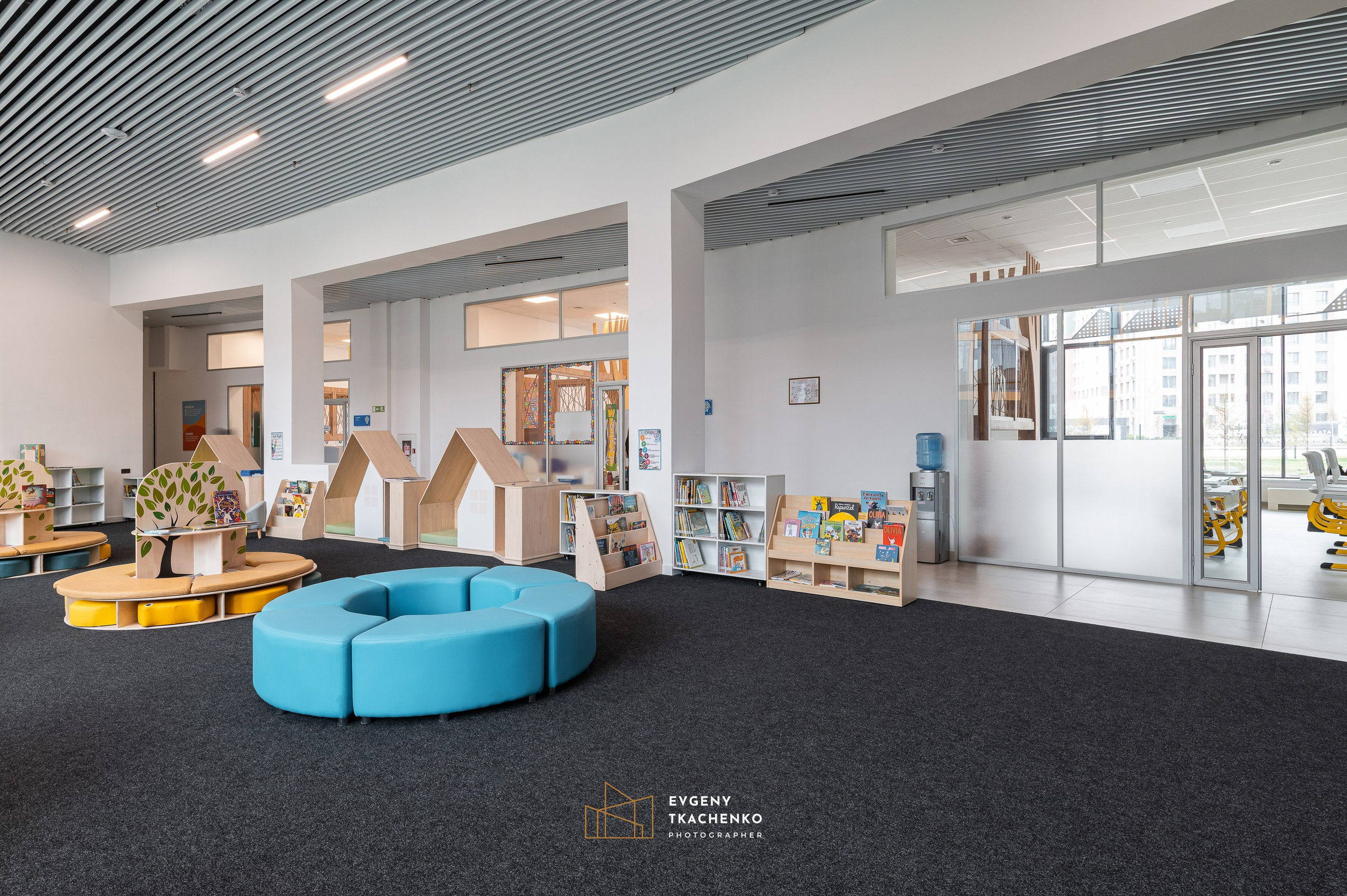 Kazakhstan International School, г. Астана. Архитектурный и интерьерный фотограф в Казахстане