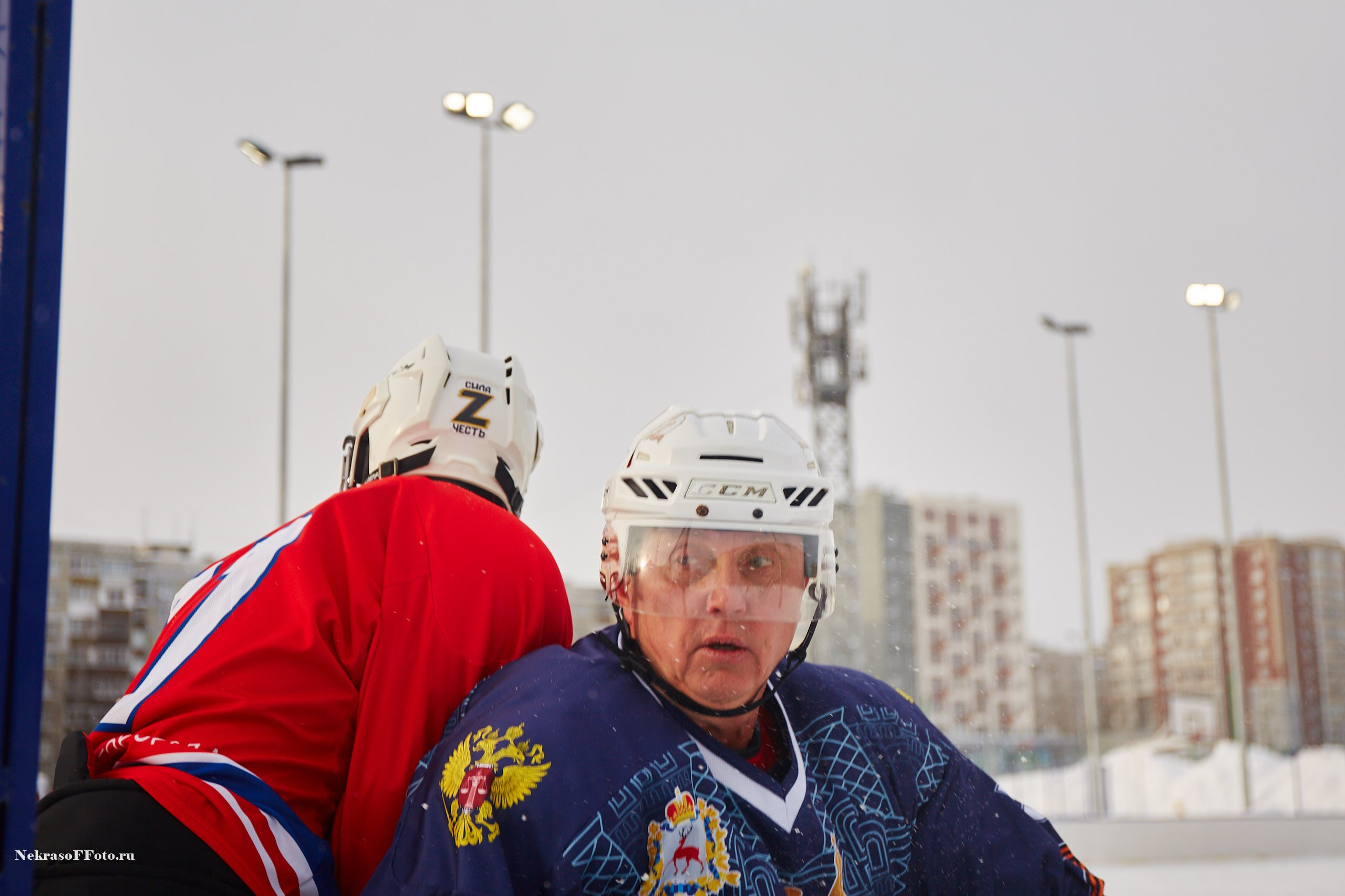 Турнир по хоккею «Русская классика» в рамках Офицерской хоккейной лиги. Спортивный фотограф Некрасов Денис