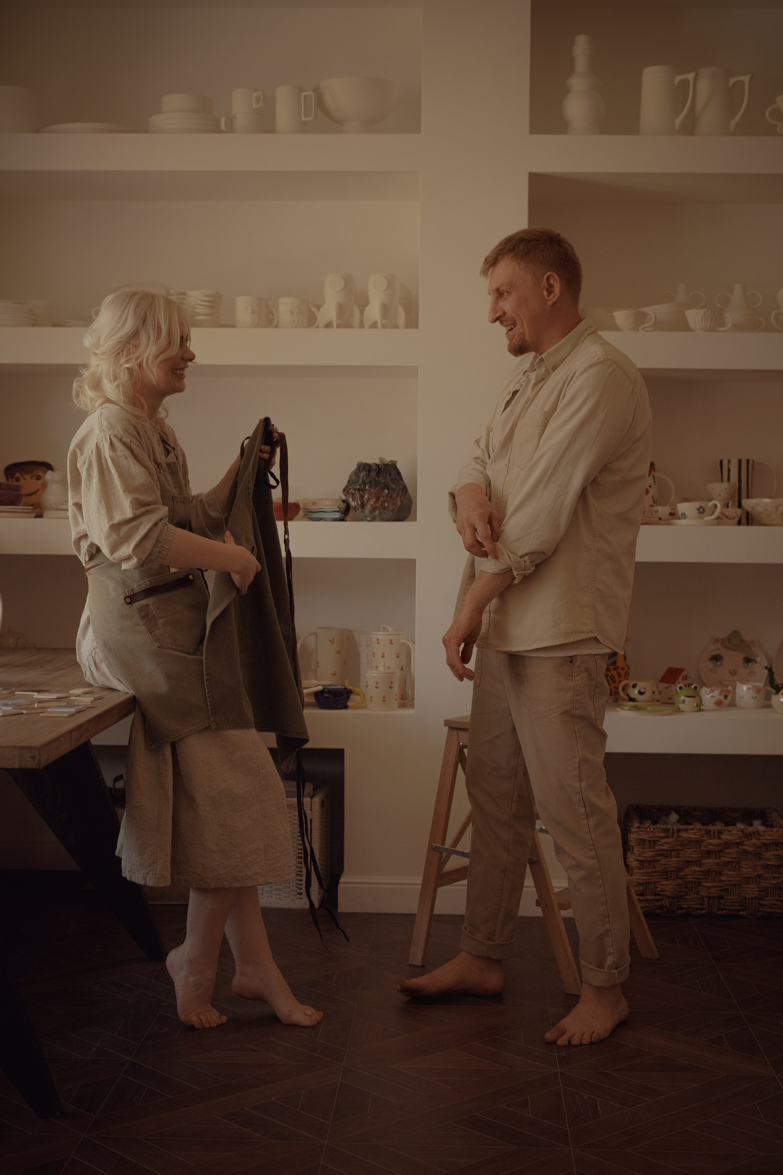 История в гончарной мастерской. Свадебный и семейный фотограф Афанасьева Анна в Кисловодске