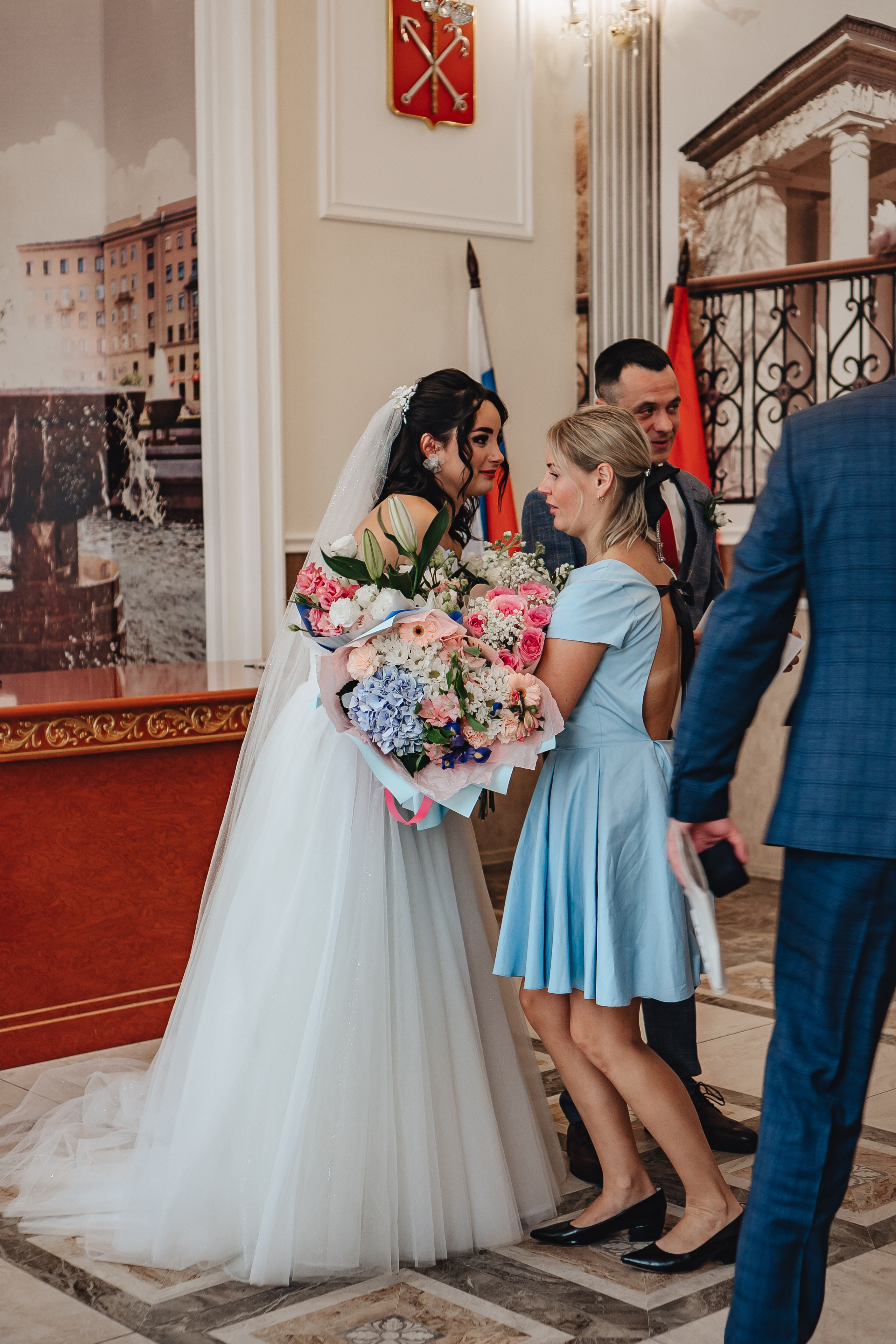 СВАДЕБНАЯ СЬЕМКА В ЗАГСЕ НА МОСКОВСКОМ ПРОСПЕКТЕ. Профессиональный фотограф, Санкт-Петербург — Виктория Богомолова