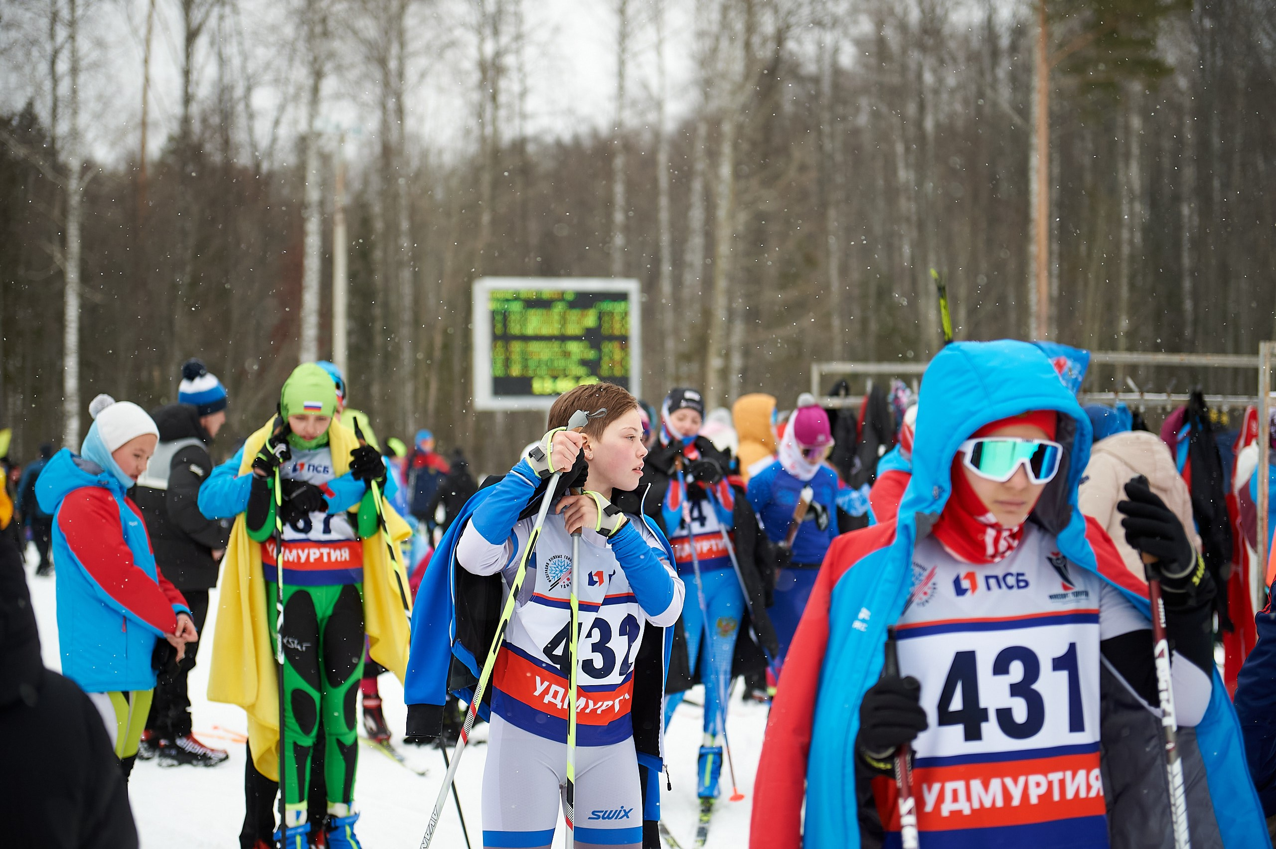 Всероссийские соревнования по лыжным гонкам «Пионерская правда». Ижевс. Спортивный репортажный фотограф в Ижевске Сергей Мерзляков