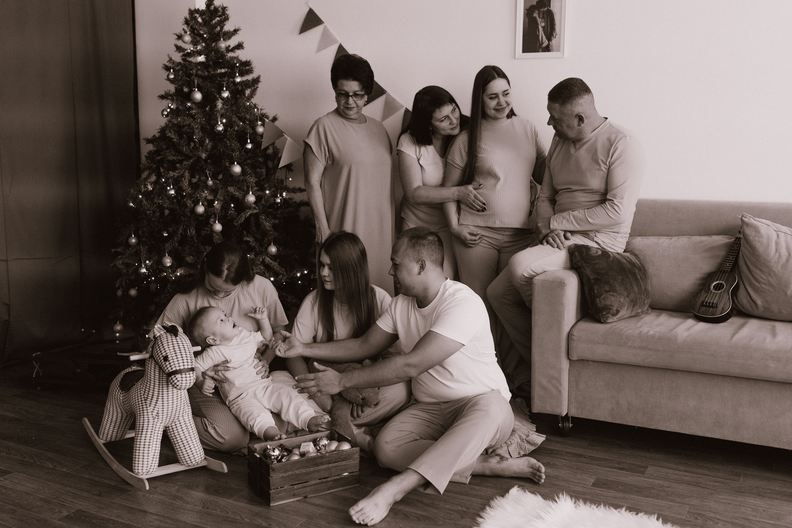 Семейный новый год четыре поколения. Фотограф в Ставрополе Svetlana Matveeva