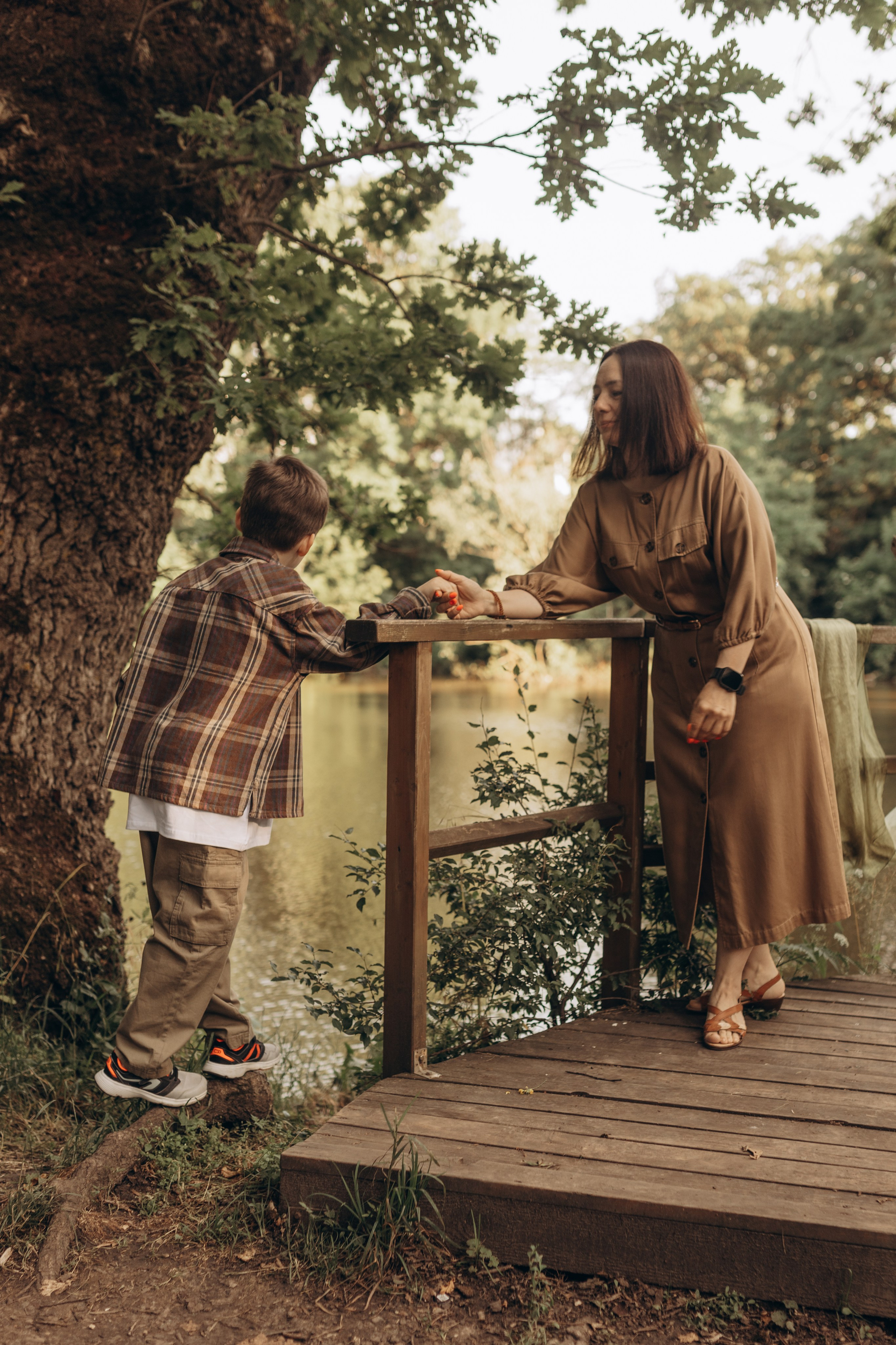 Прогулка по Ртищевскому пруду с прекрасной семьёй Ларисы её мамой и сыном Глебом. Фотограф в Ставрополе Svetlana Matveeva