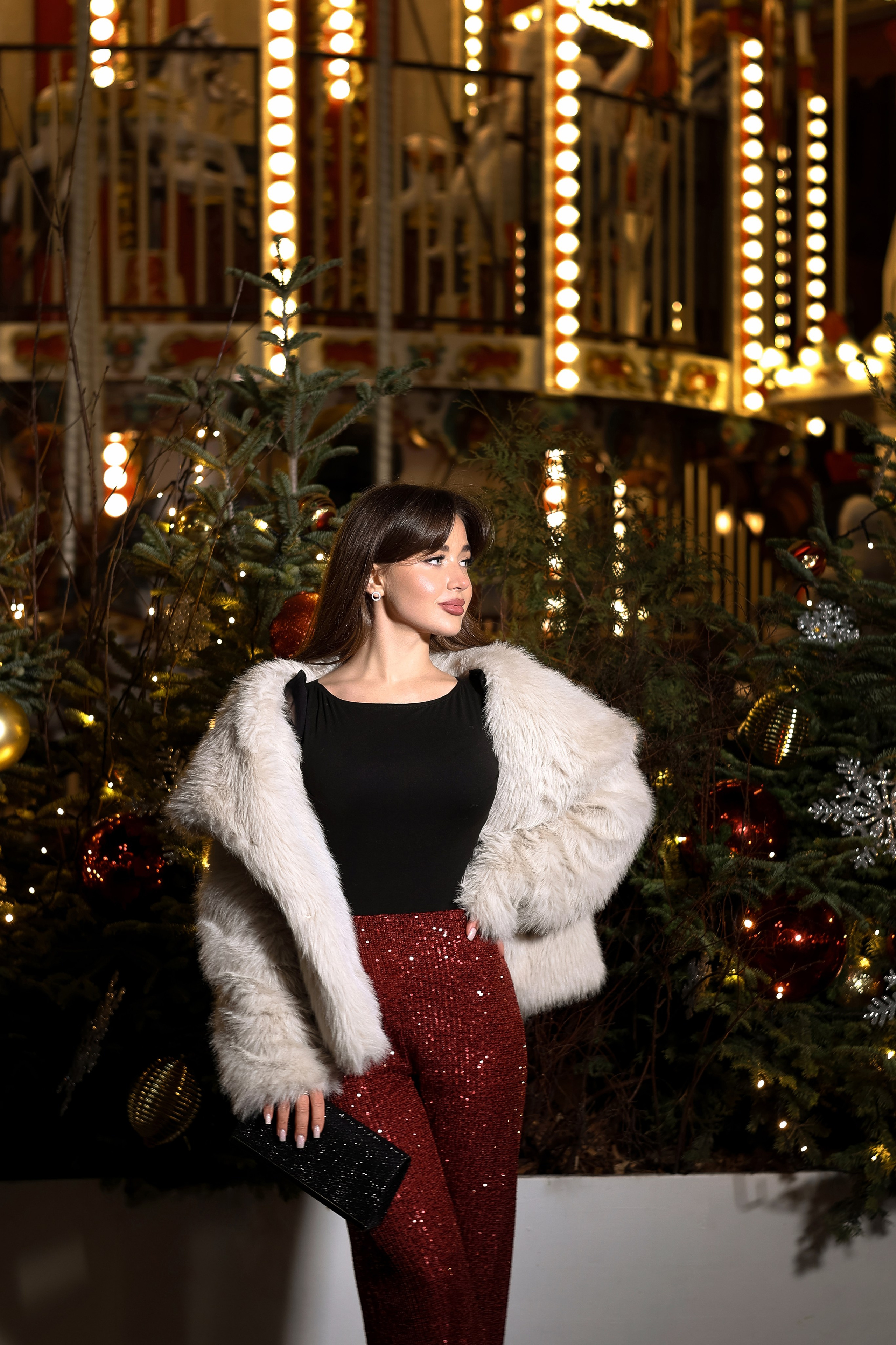 Анечка, ночная съемка в городе. Семейный фотограф в Москве Марина Петра