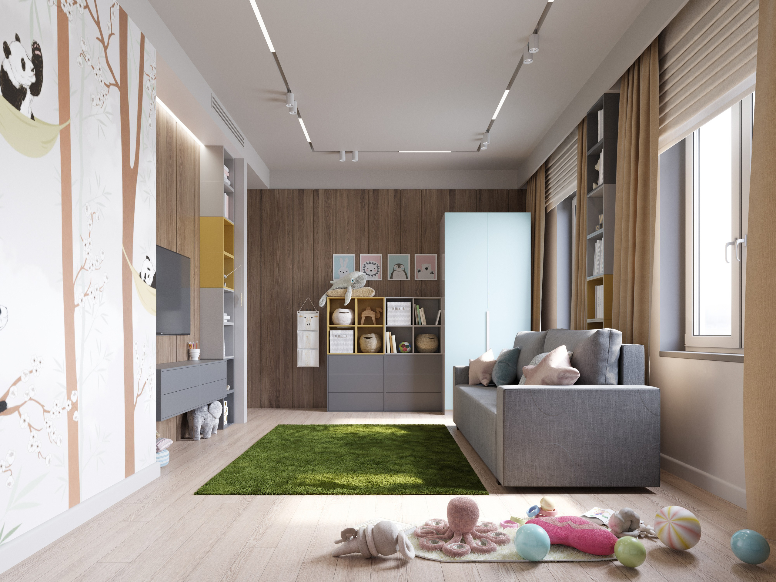 Детская комната для игр и посиделок с семьёй