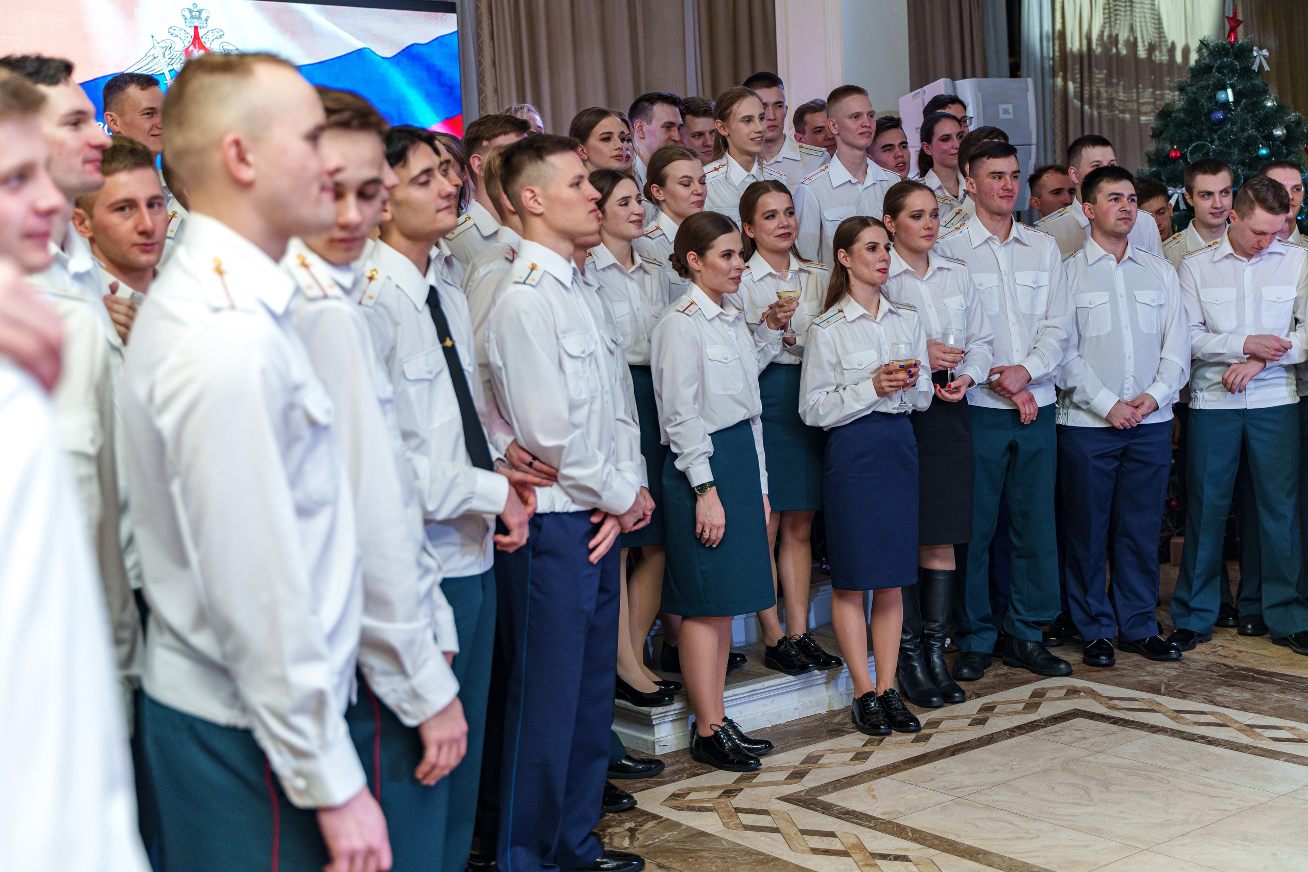 Фотосъемка выпуска военной академии и вручение дипломов