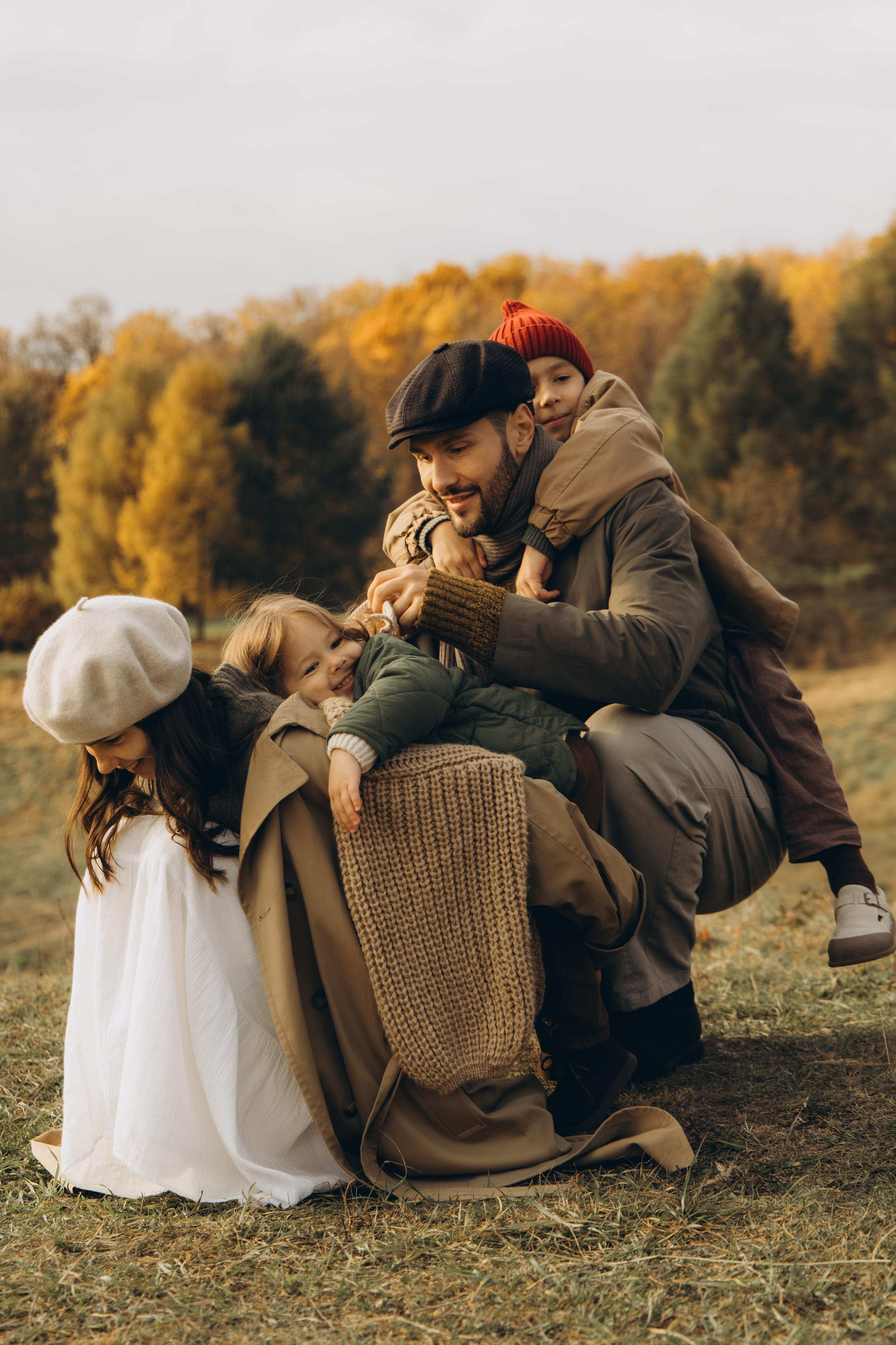 Теплая осенняя история. Семейный фотограф в Москве Лоншакова Кристина