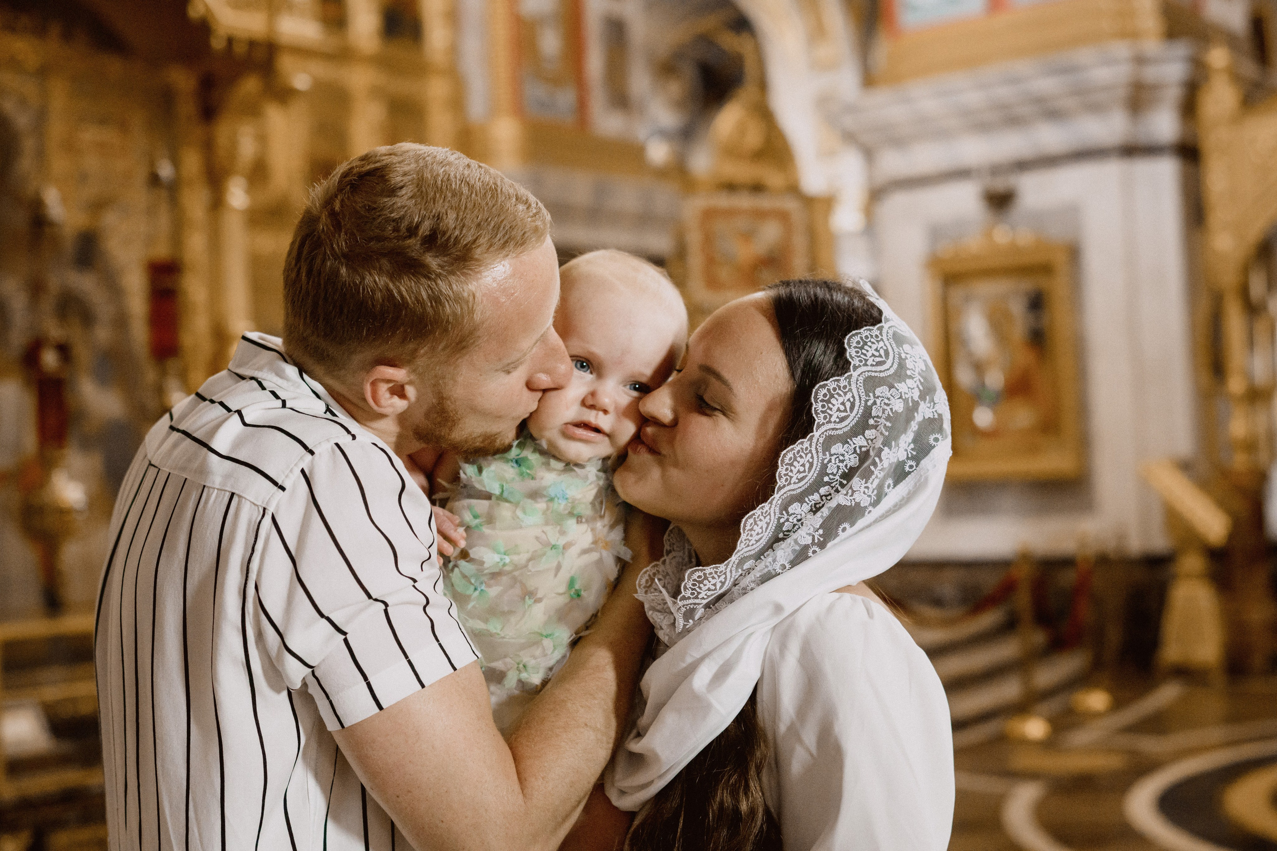 Крещение в Новодевичьем монастыре. Семейный фотограф и видеограф Алёна Ким